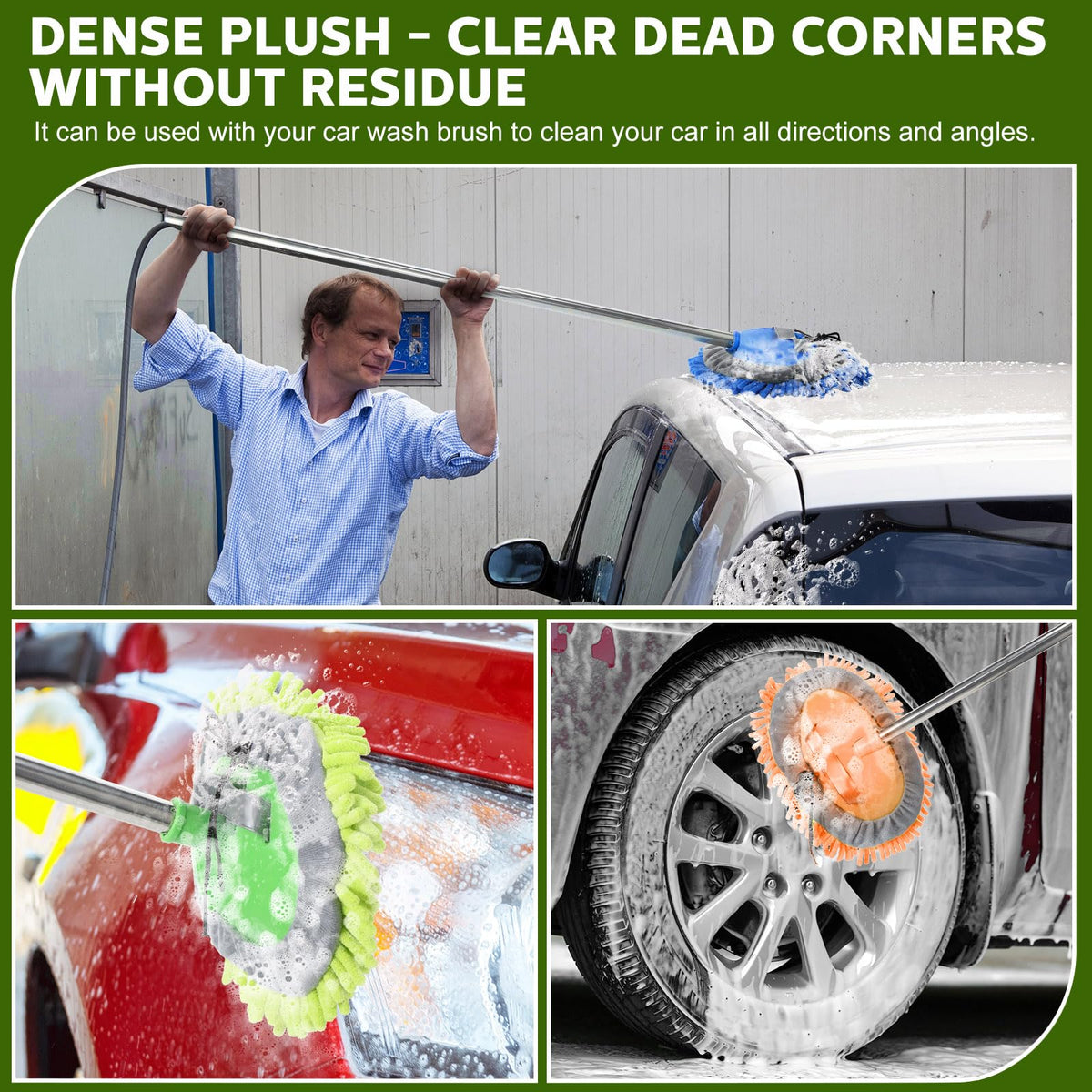 5 Pcs Car Wash Mitt Set (5 Count)
