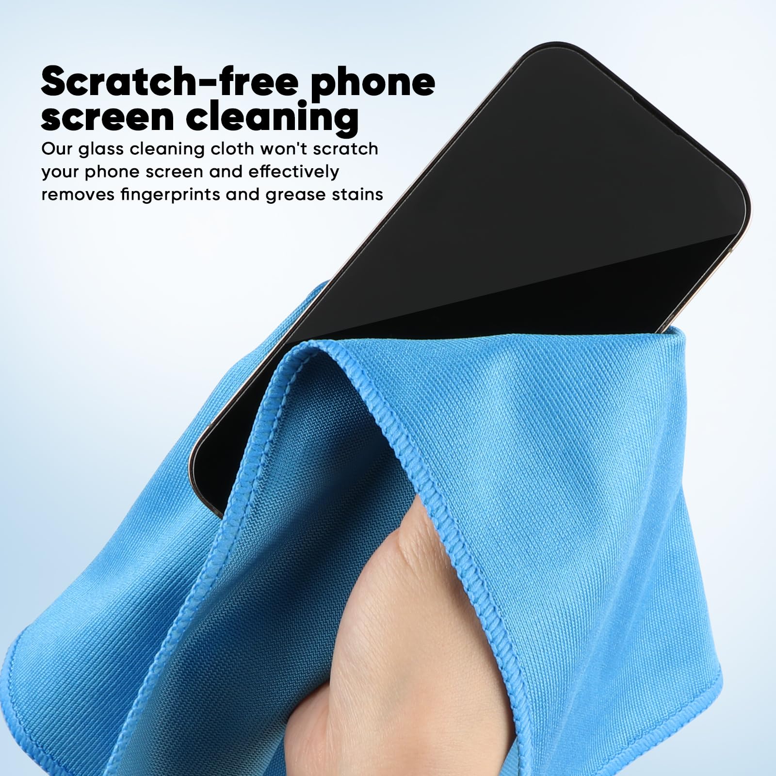 Microfiber Glass Cleaning Cloth 12 PK (12 Count)