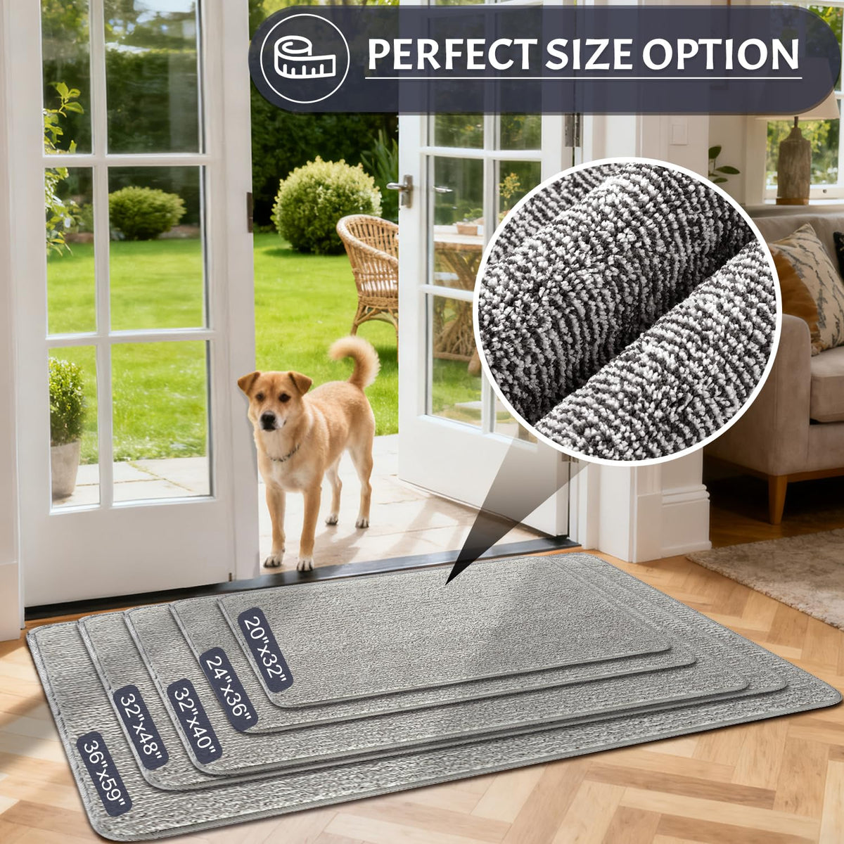 Indoor Door Mat 32"x48"