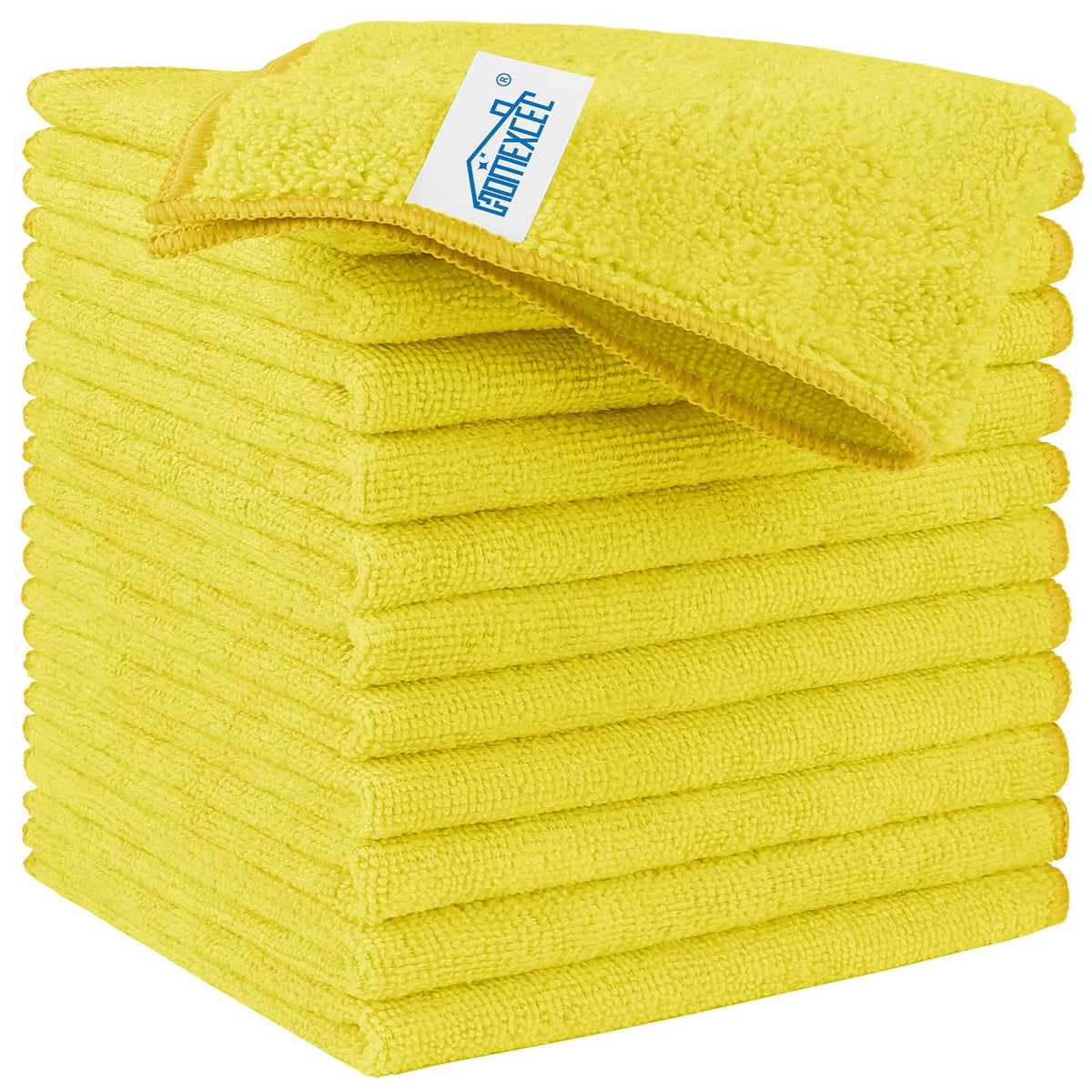 Yellow Microfiber Cleaning Cloth (12 Count)