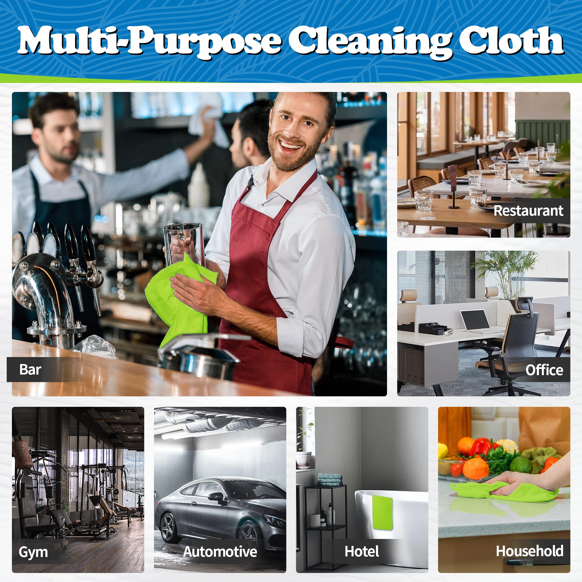 Microfiber Cleaning Cloth (24 Count)