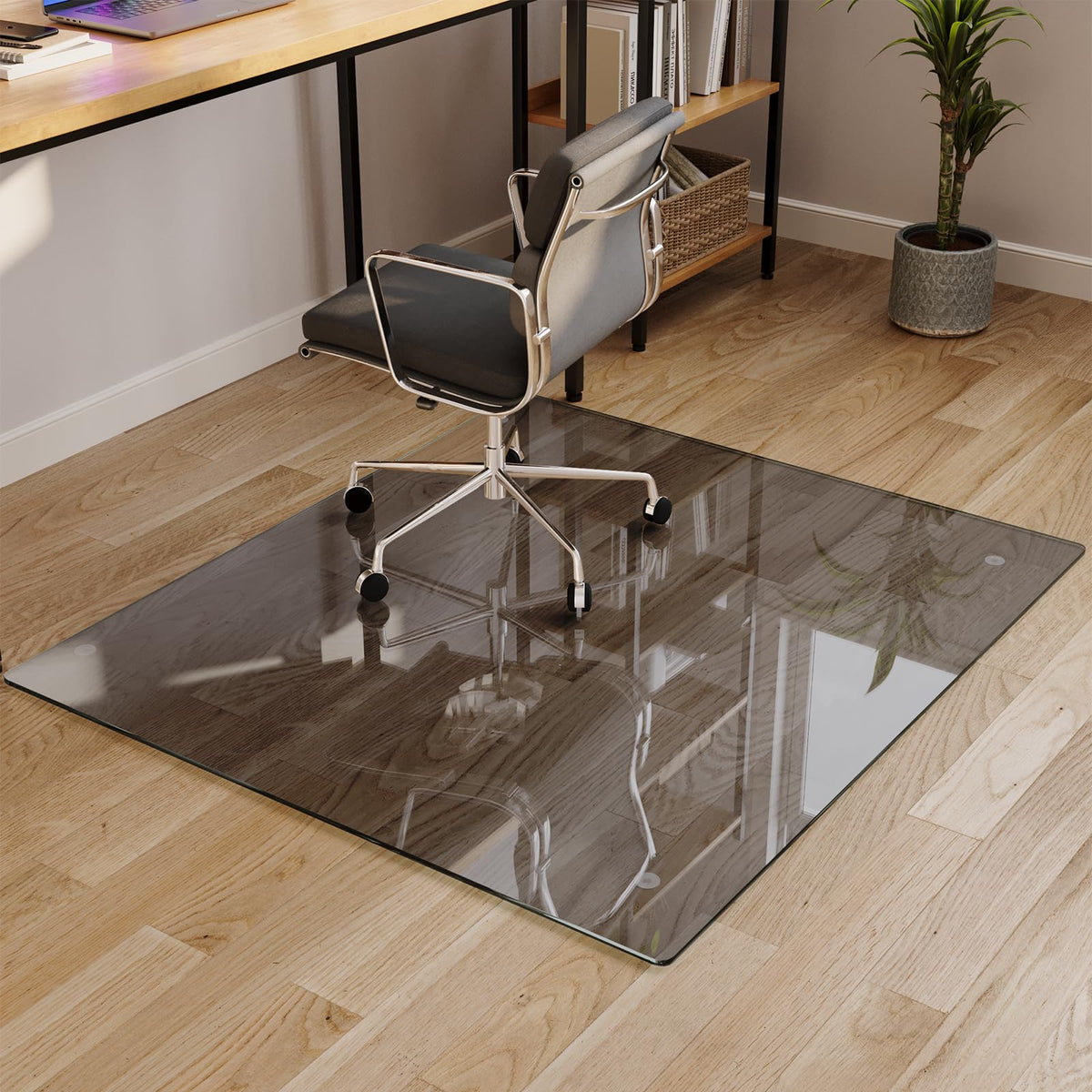 42" x 48" Office Chair Mat for Hardwood Floors & Carpets