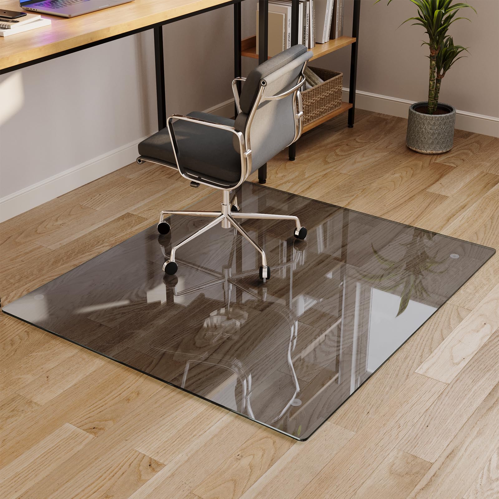 42" x 48" Office Chair Mat for Hardwood Floors & Carpets