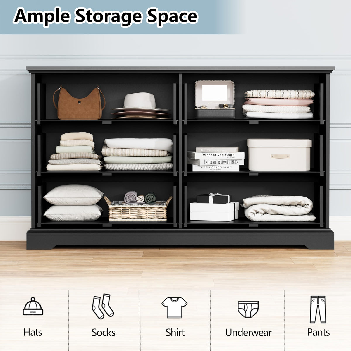 6 Drawer Dresser for Bedroom