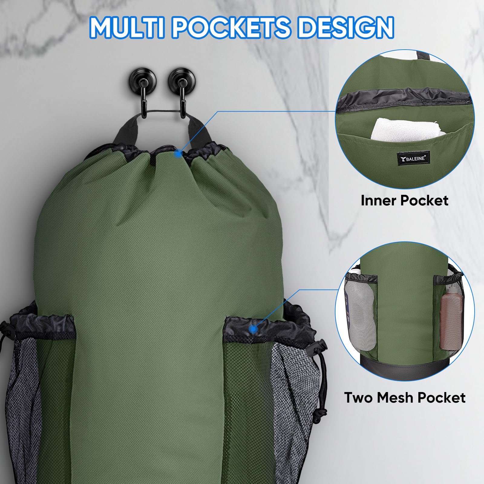 120L Laundry Bag Backpack
