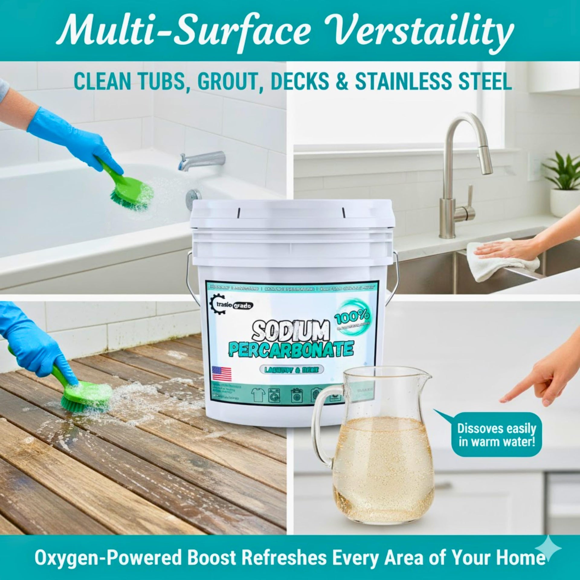 TradeGrade Sodium Percarbonate Powder (240 Ounce)