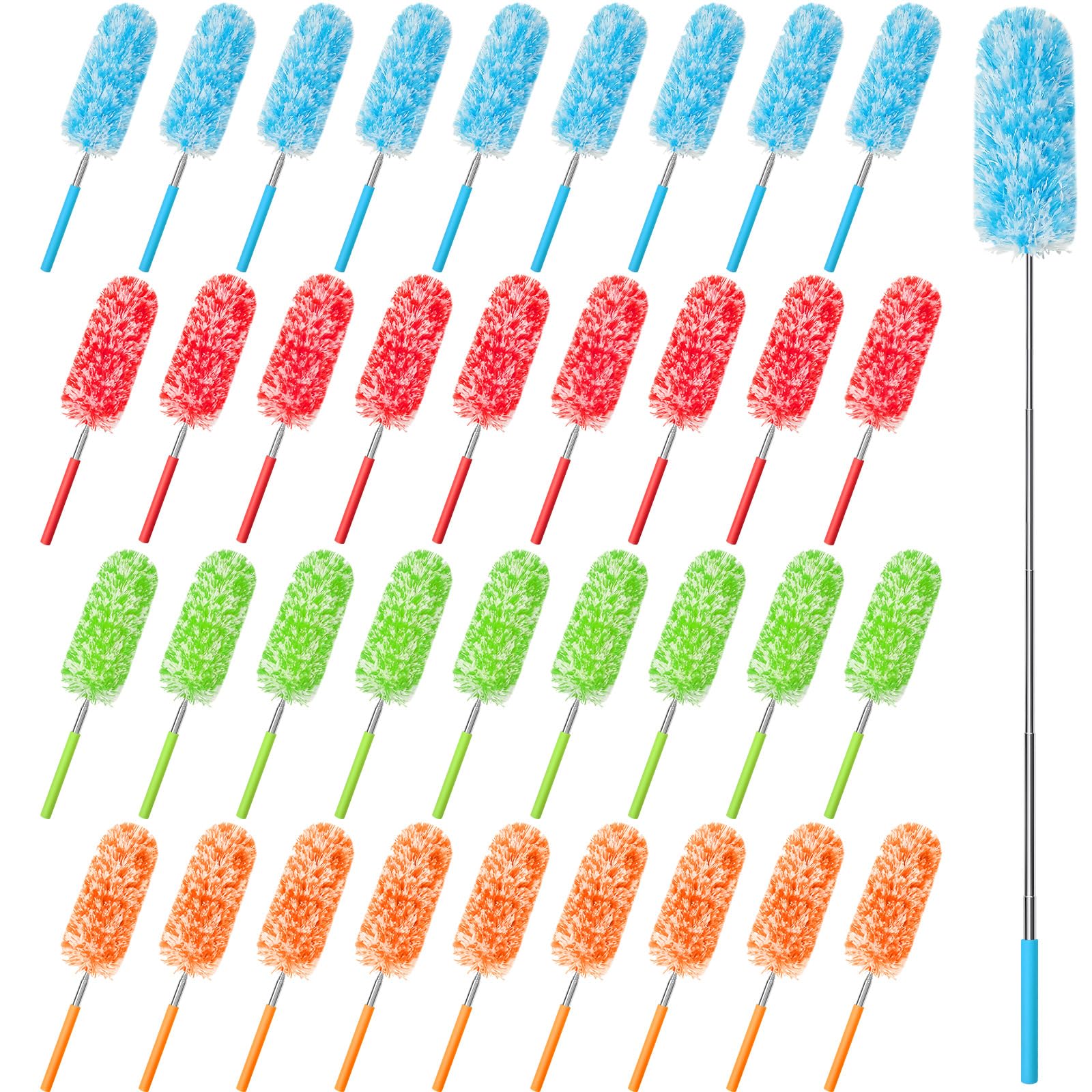 36 Pcs Microfiber Feather Duster for Cleaning (36 Count)
