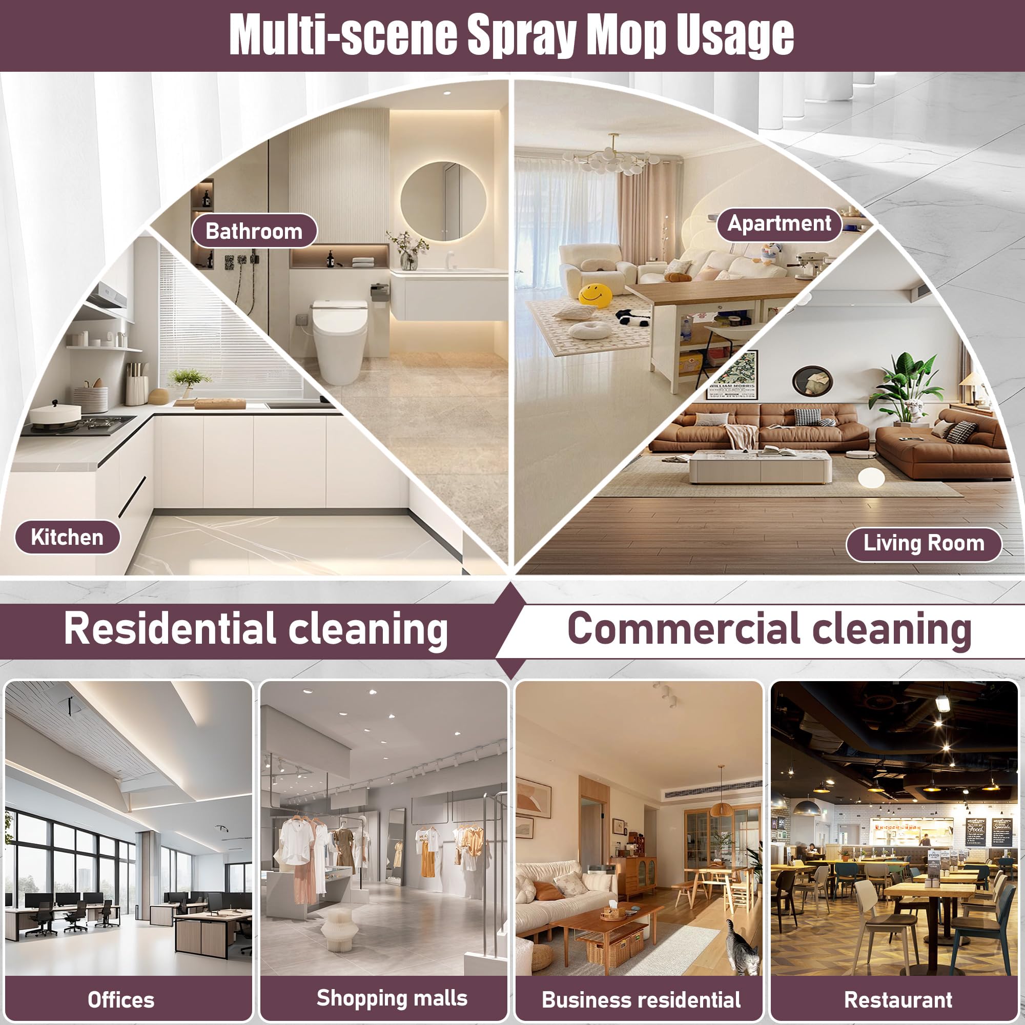 Spray Wet Mops for Floor Cleaning