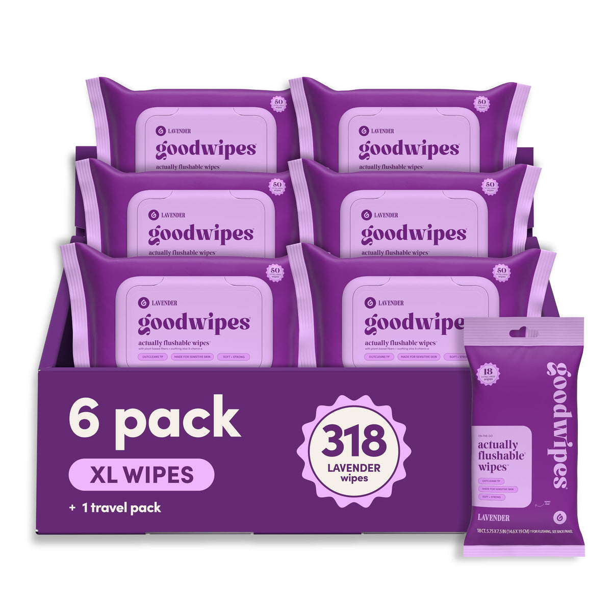 Flushable Wipes (318 Count)