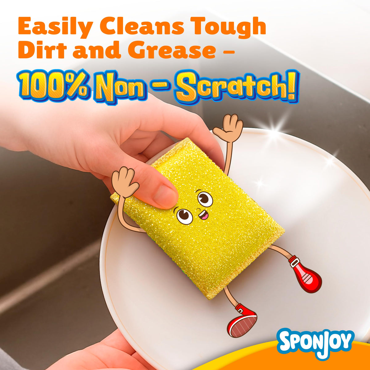 6 Pack Dish Sponges Kitchen (6 Count)