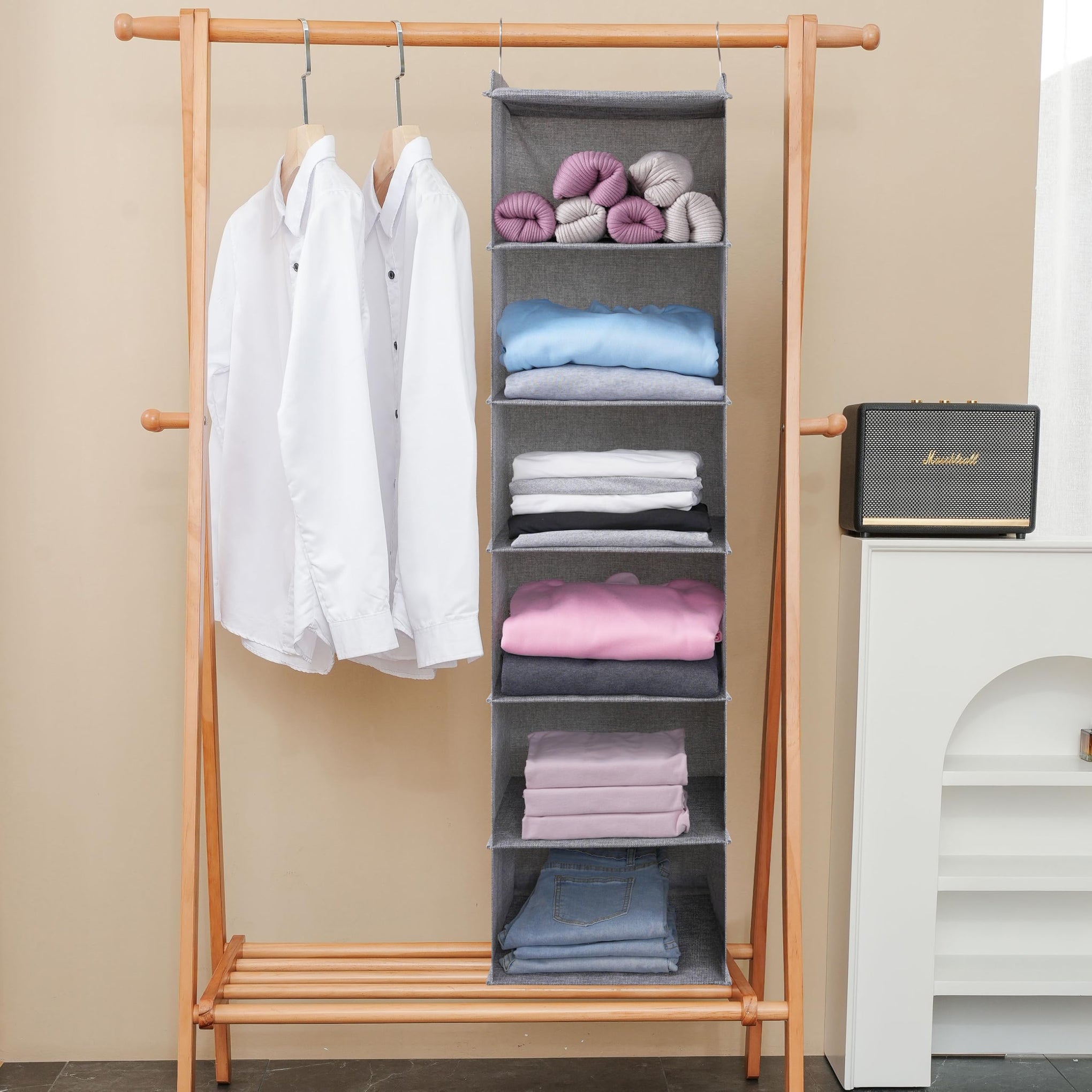Large Hanging Sweater Organizer for Closet