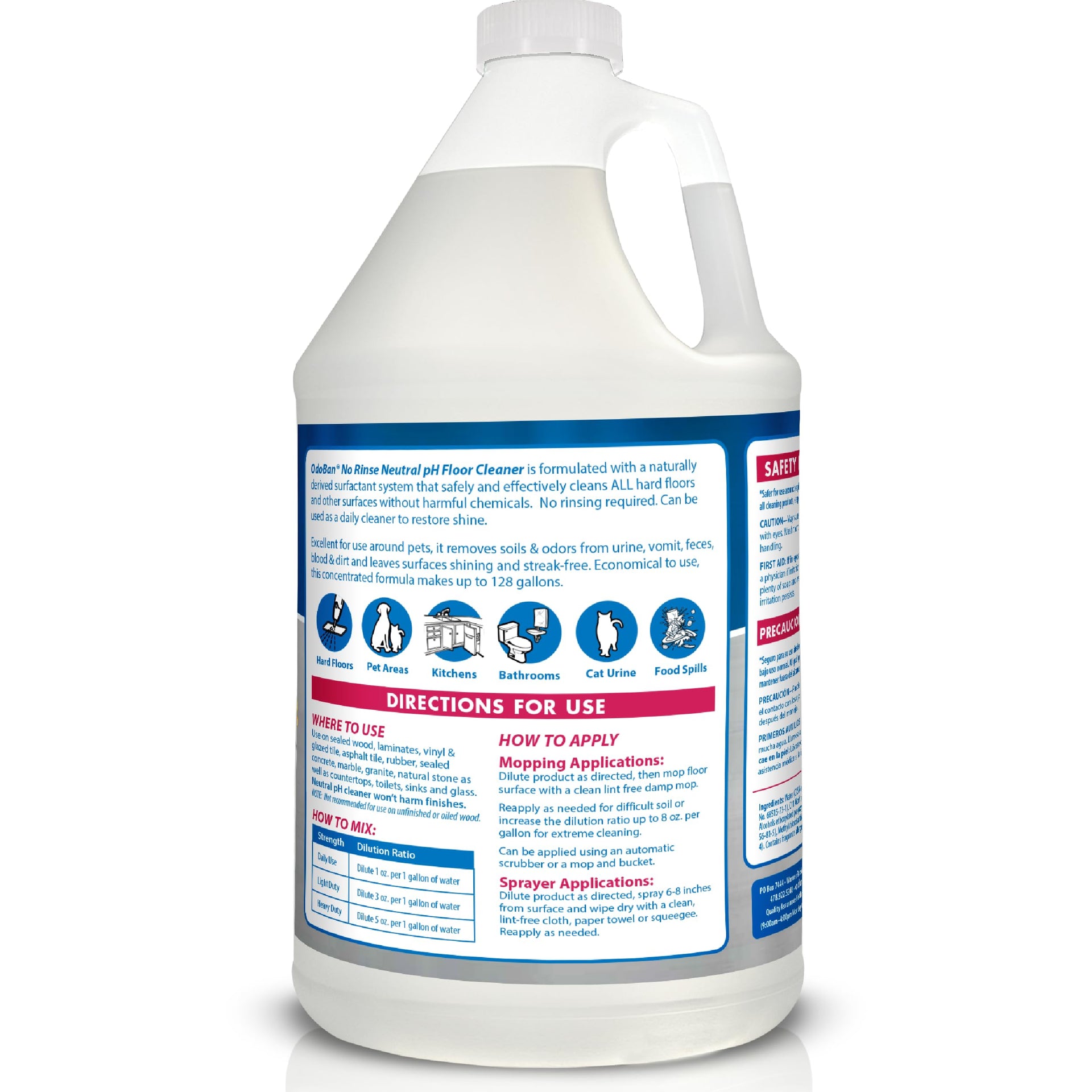Pet Solutions No Rinse Neutral pH Floor Cleaner Concentrate (384 Fl Oz)