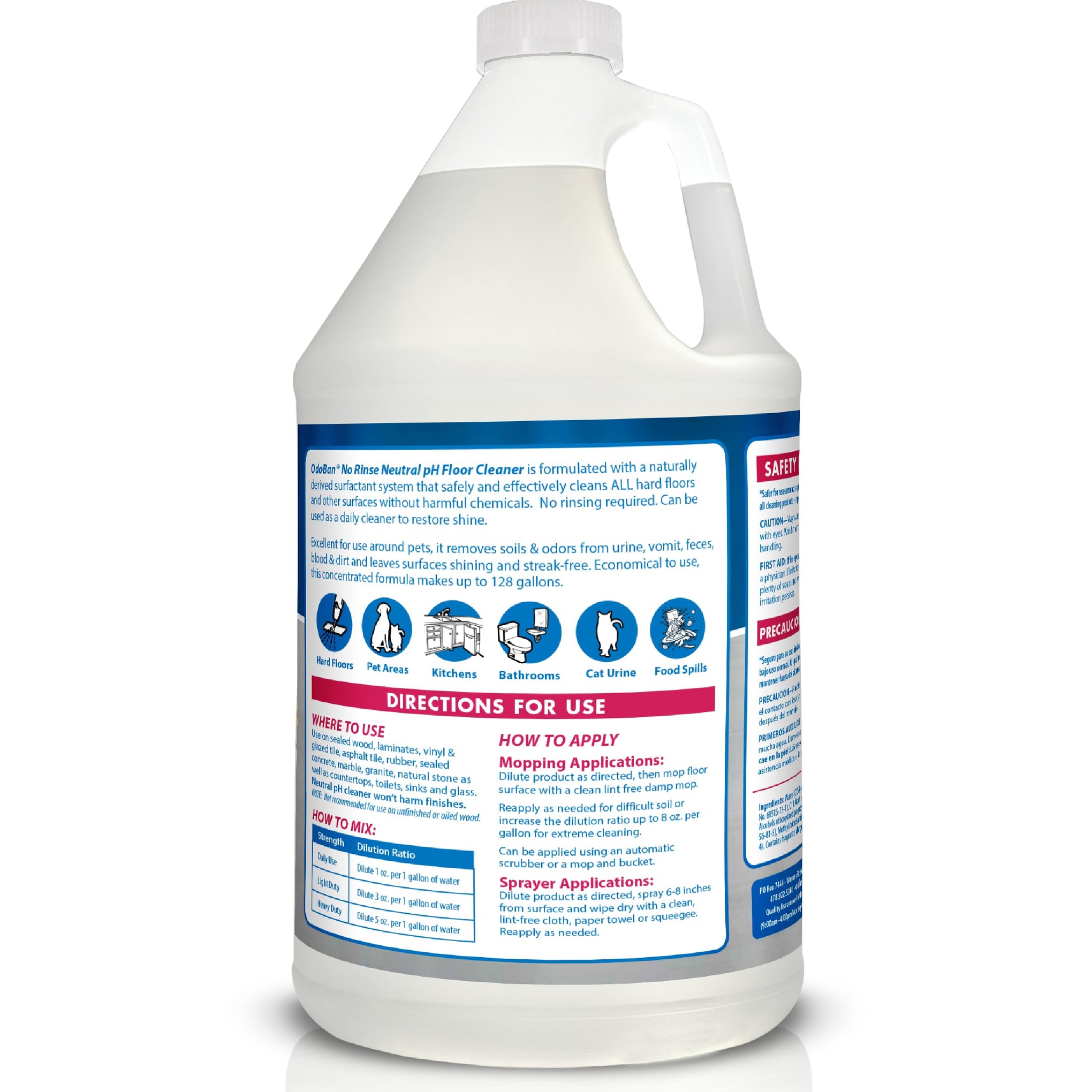 Pet Solutions No Rinse Neutral pH Floor Cleaner Concentrate (384 Fl Oz)