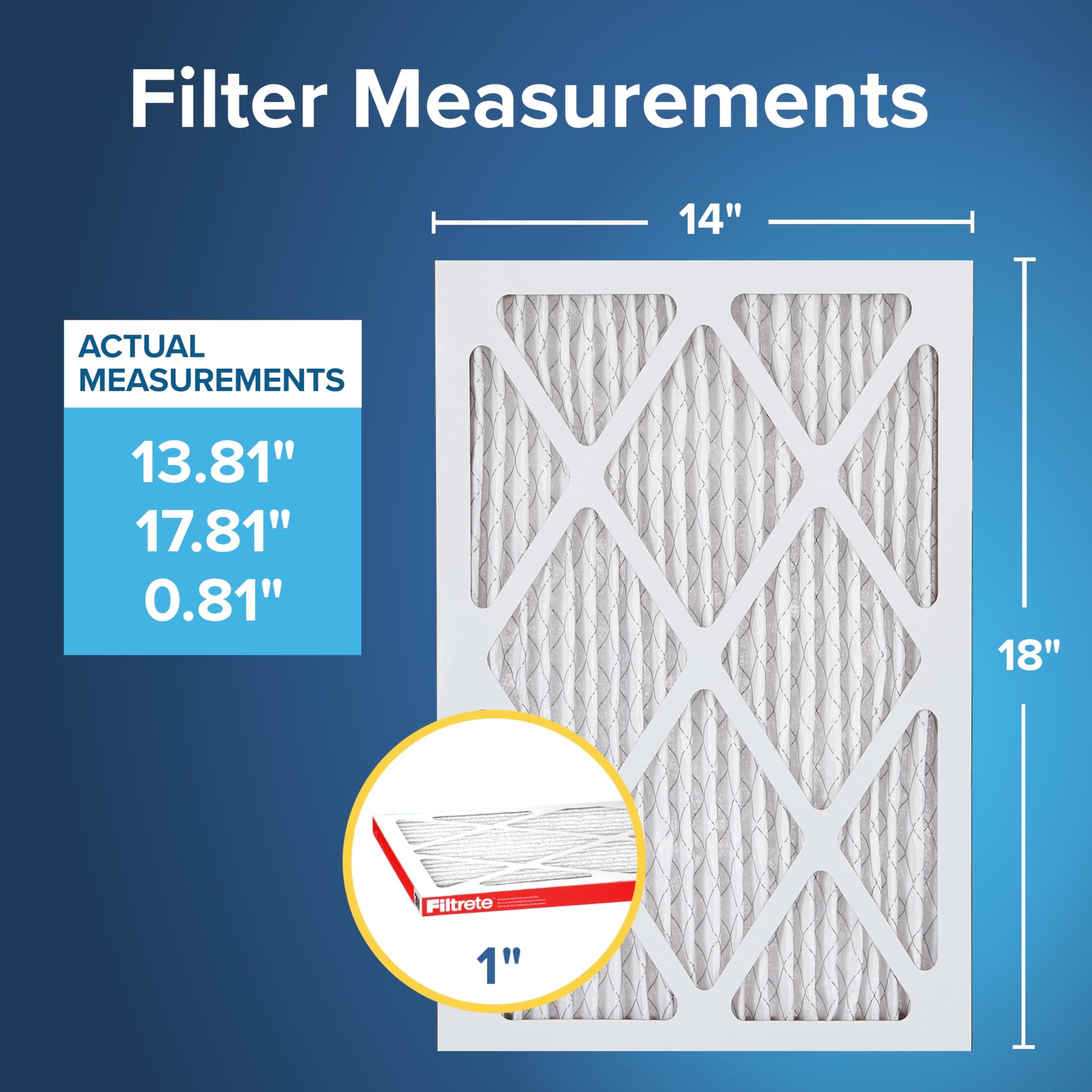 14x18x1 AC Furnace Air Filter (6 Count)