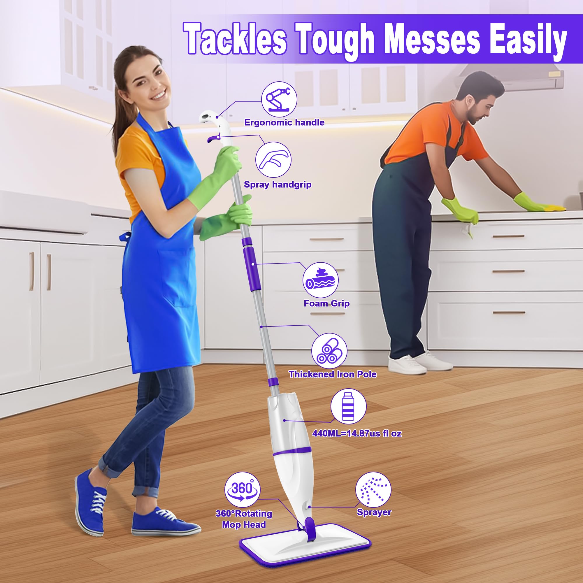 Spray Mops for Floor Cleaning