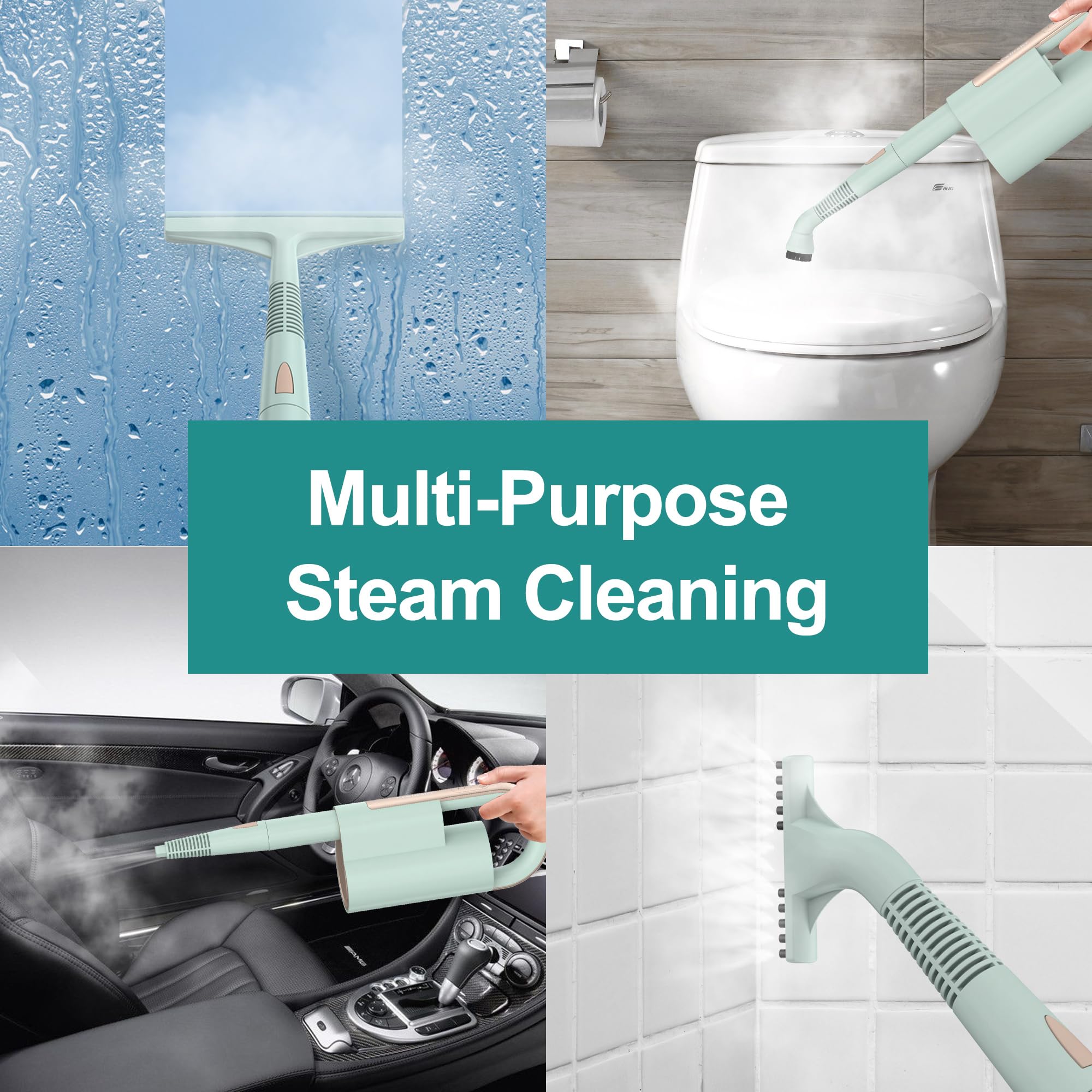 Steam Mop & Detachable Handheld Cleaner