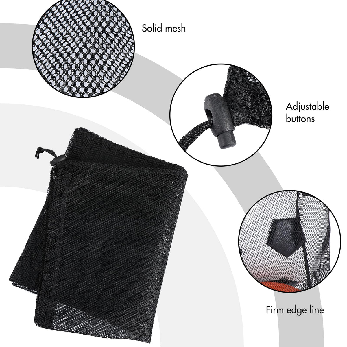 30 Pack Large Mesh Laundry Bags (30 Count)