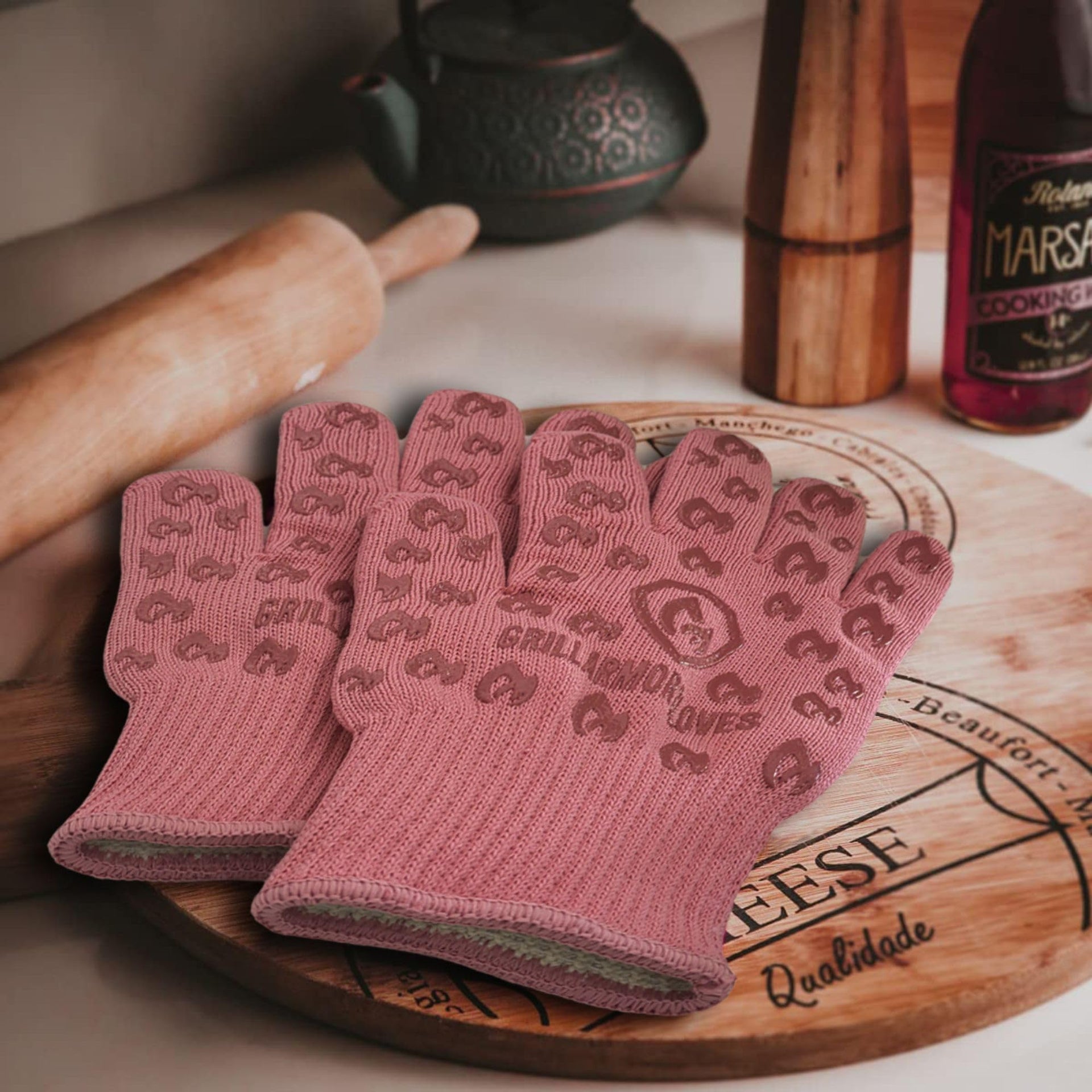 Grill Armor Oven Gloves with Fingers