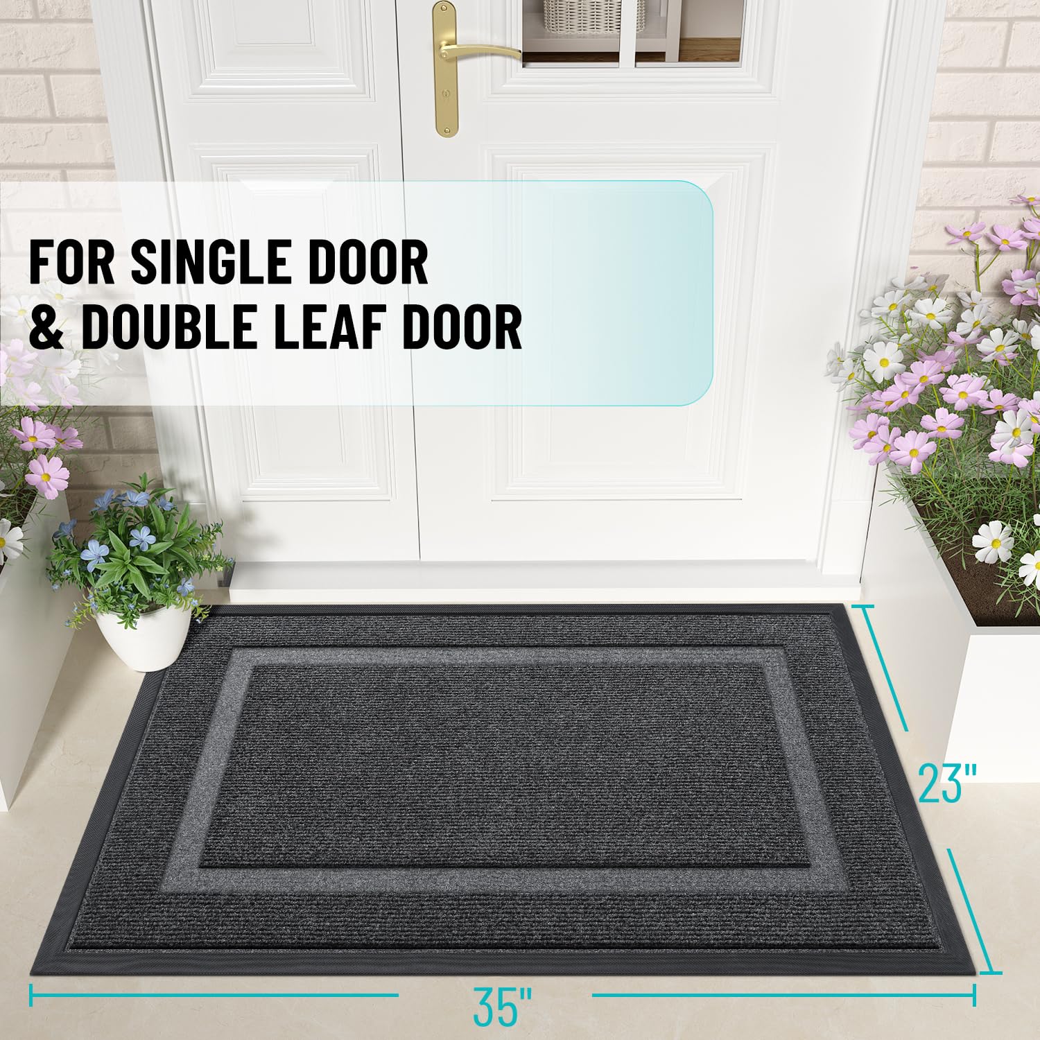 Front Door Mat Outside 35x23
