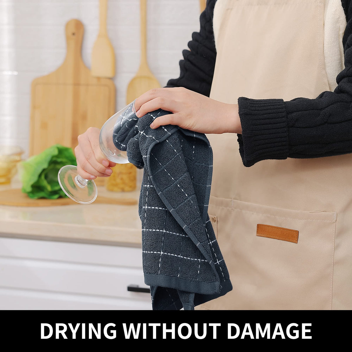 100% Cotton Terry Kitchen Towels (4 Count)