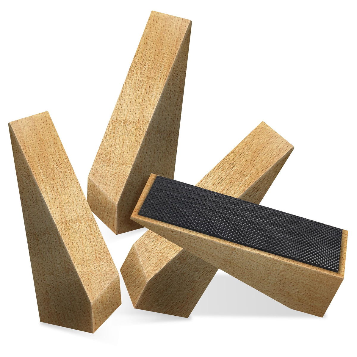 4 Pack Wooden Door Stop