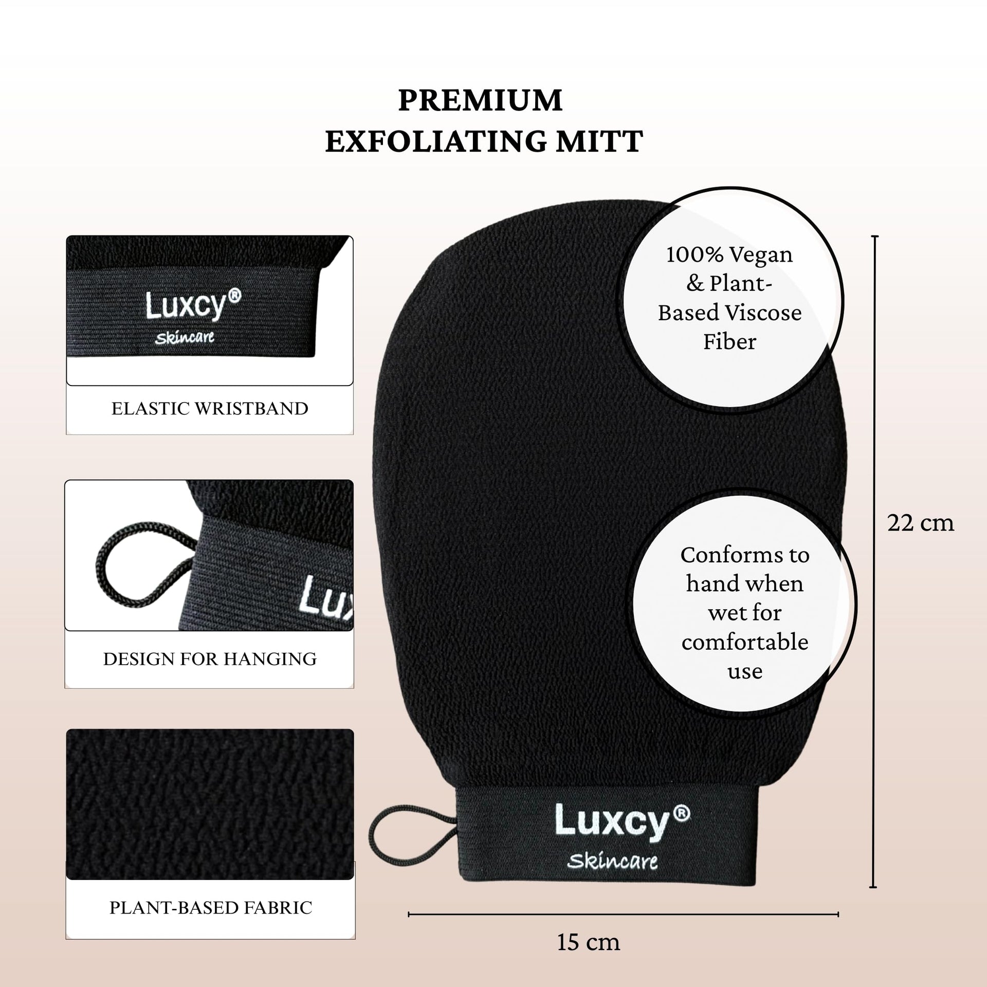 Premium Korean Exfoliating Mitt & Body Scrubber Glove