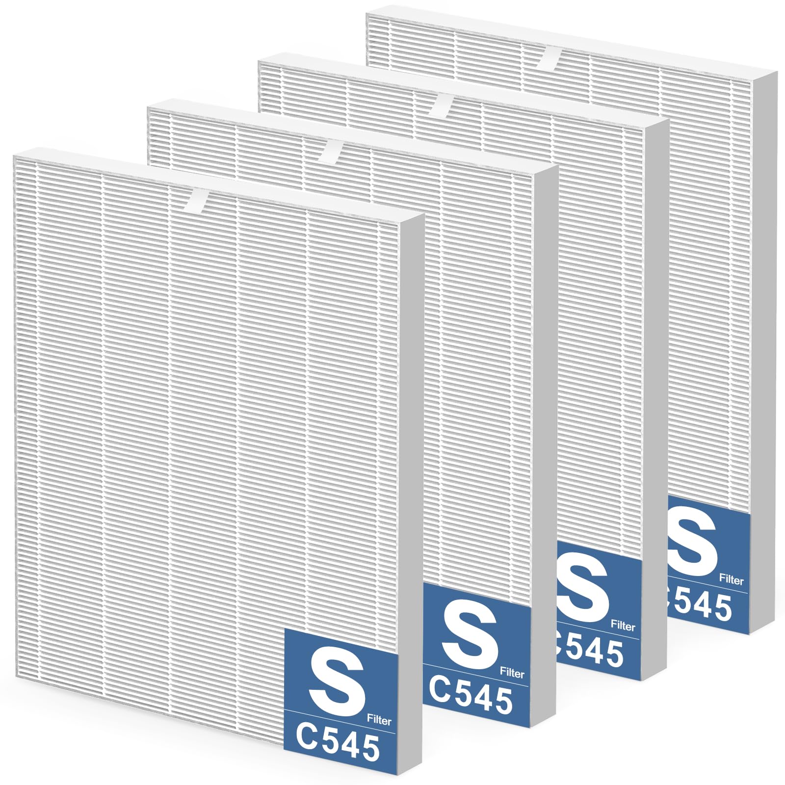 4 Pack C545 Replacement Filter S for Winix C545 Air Purifier (4 Count)