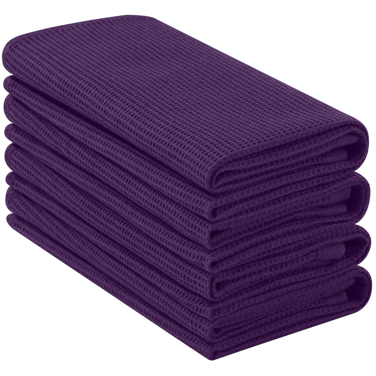 100% Cotton Waffle Weave Kitchen Towels (4 Count)