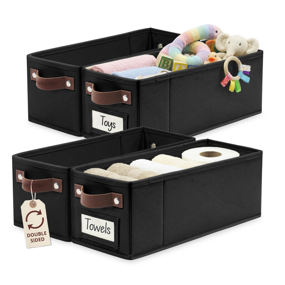 Narrow Storage Bins (4 Count)