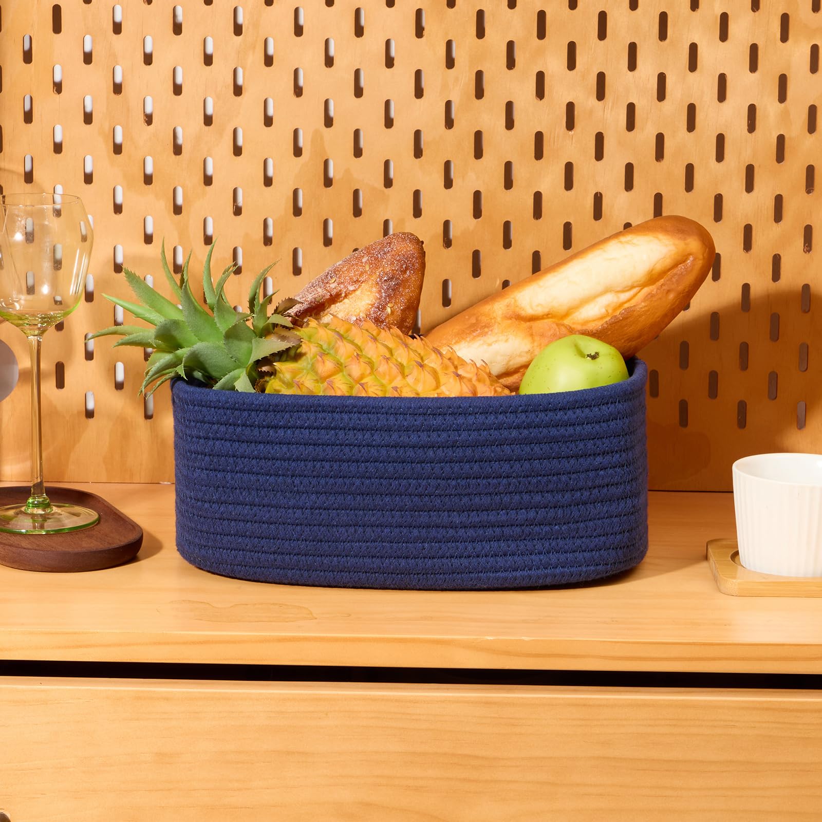 Small Storage Baskets for Organizing (4 Count)