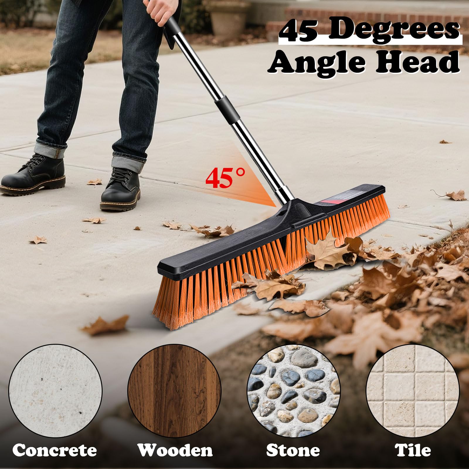 24" Push Broom Outdoor