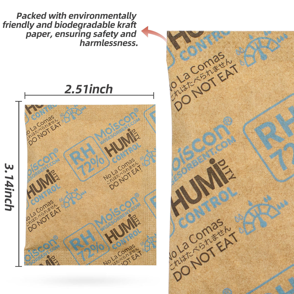 72% Two Way Humidity Control Packs