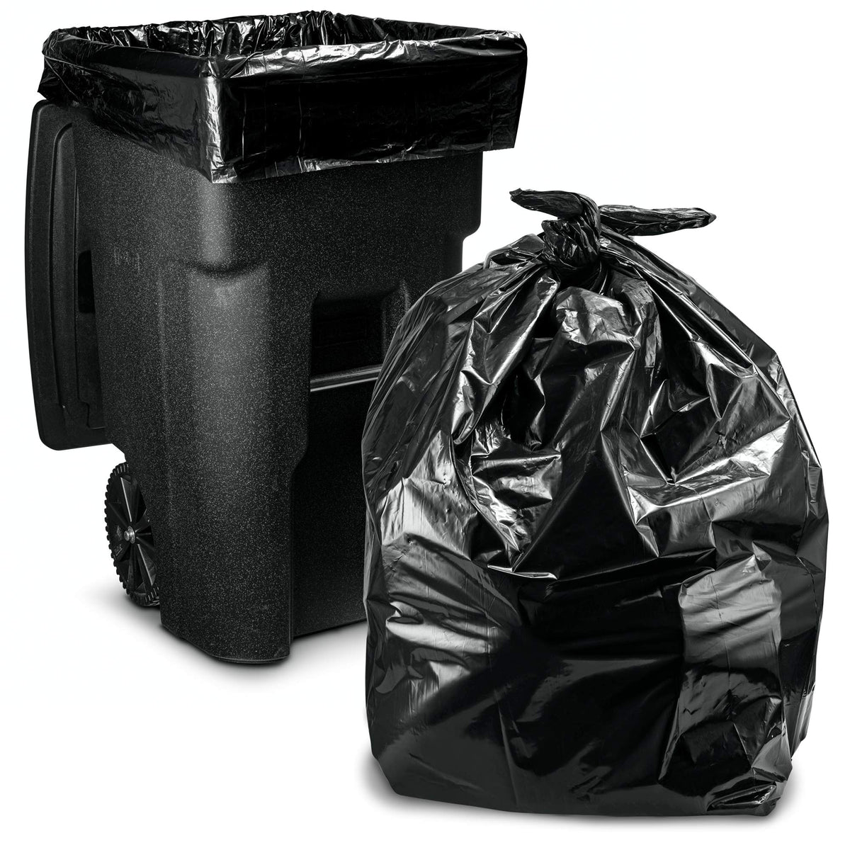 65 Gallon Trash Bags Heavy Duty (50 Count)