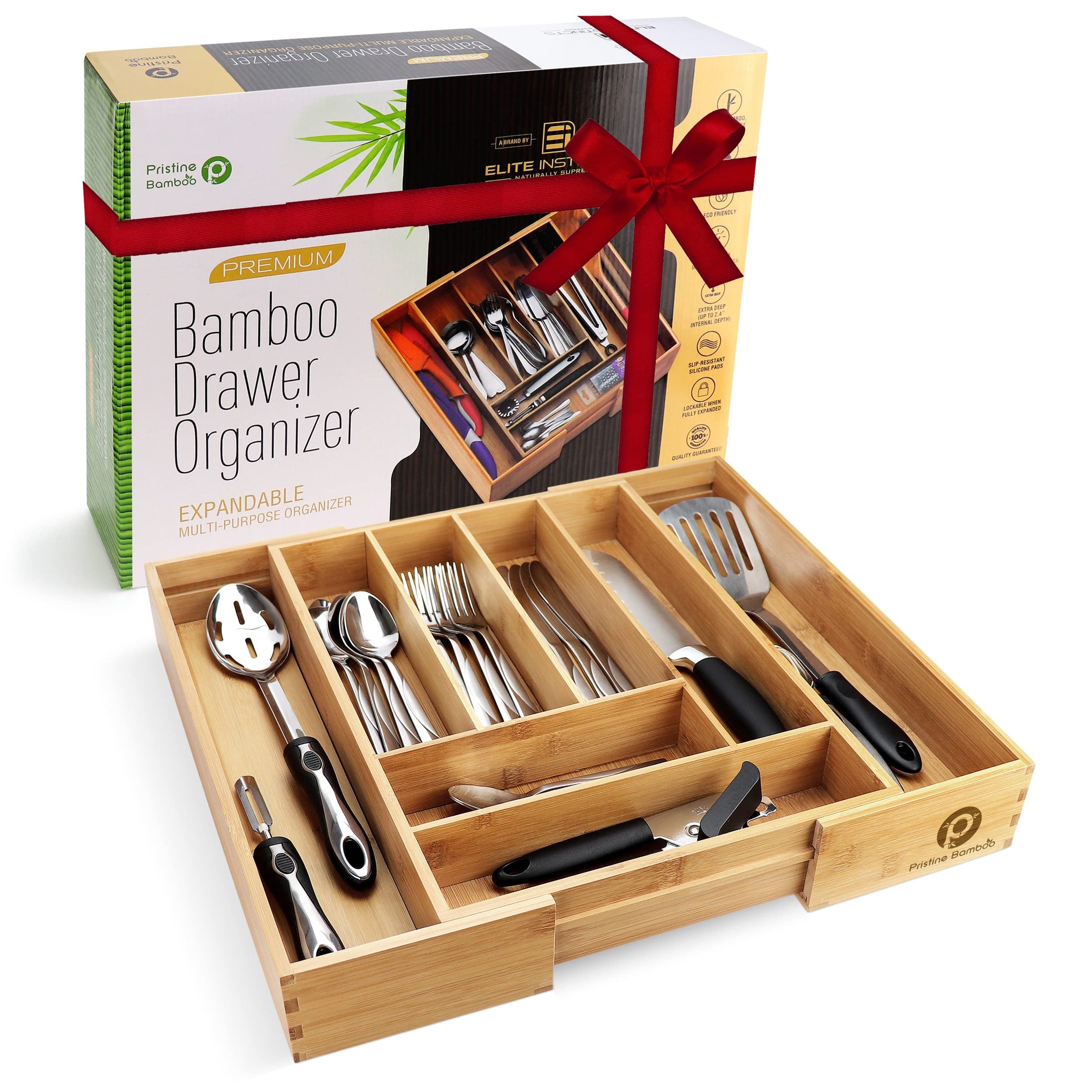 Silverware Tray for Drawer Organizer