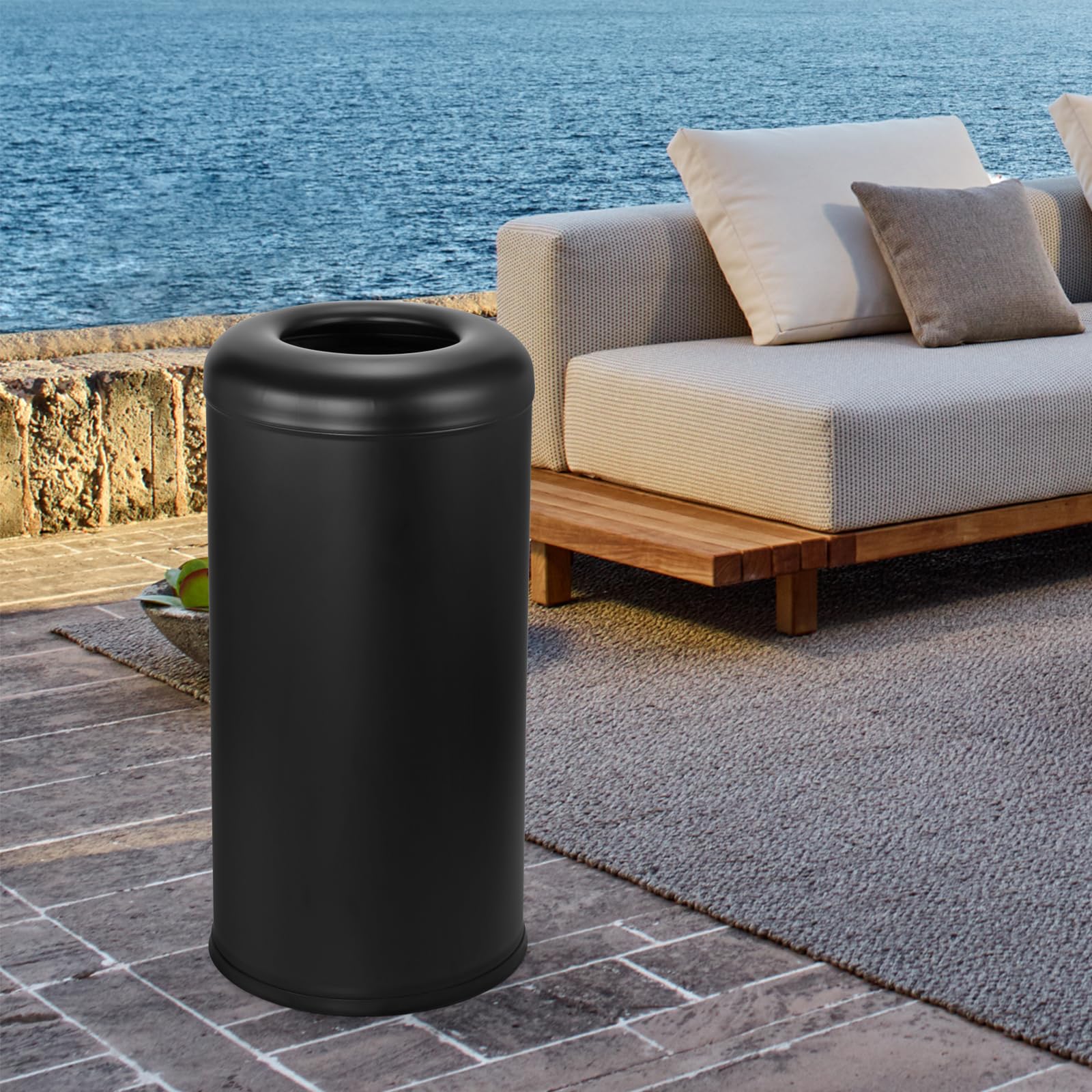 16.5Gal Open Top Trash Can