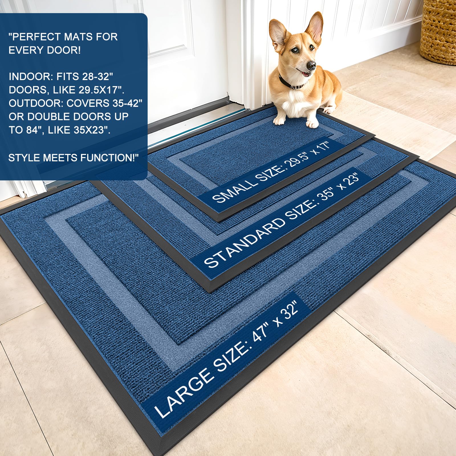 Front Door Mat Outside 29.5x17