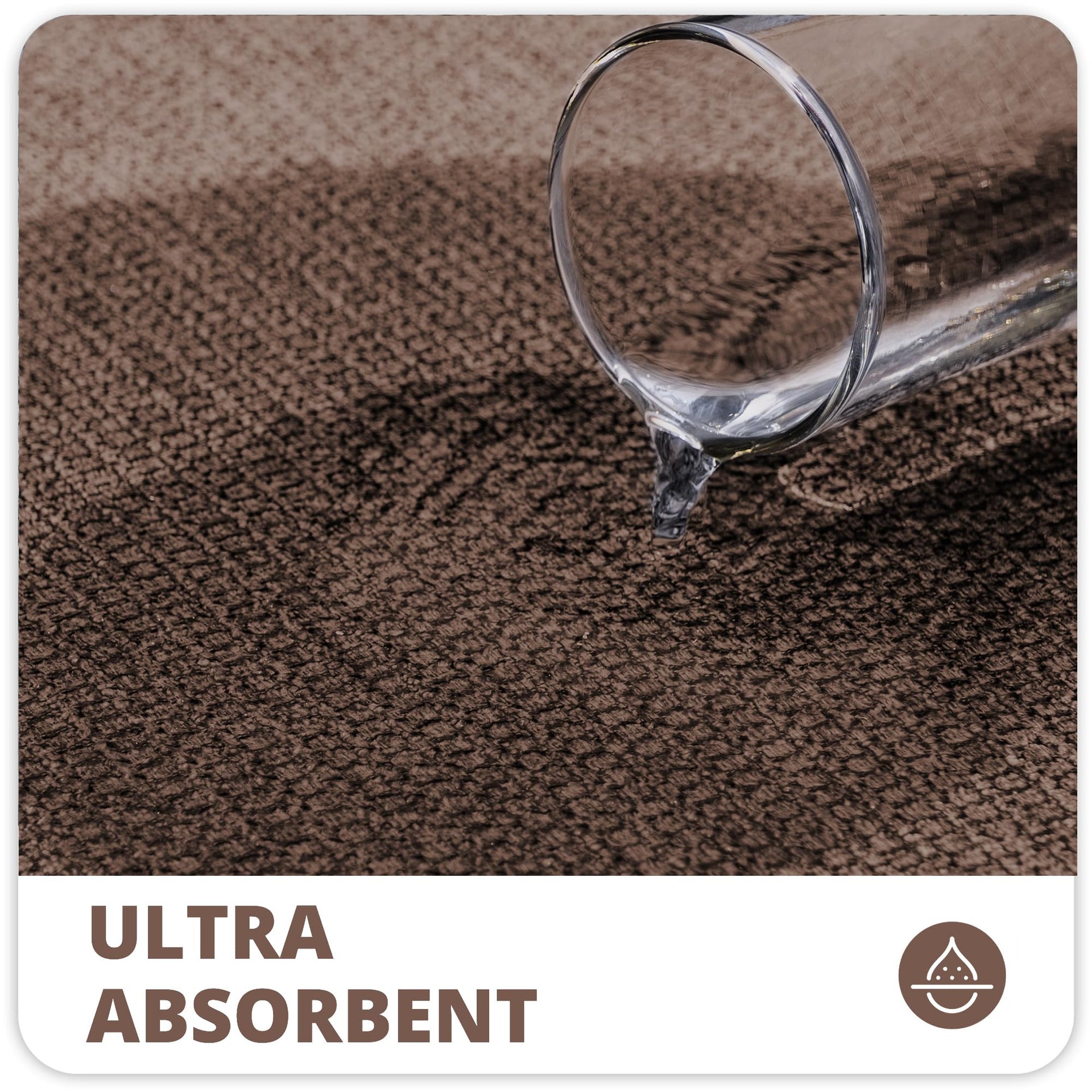 Bath Mat Ultra Thin Bathroom Runner Rugs (18 Sq Ft)