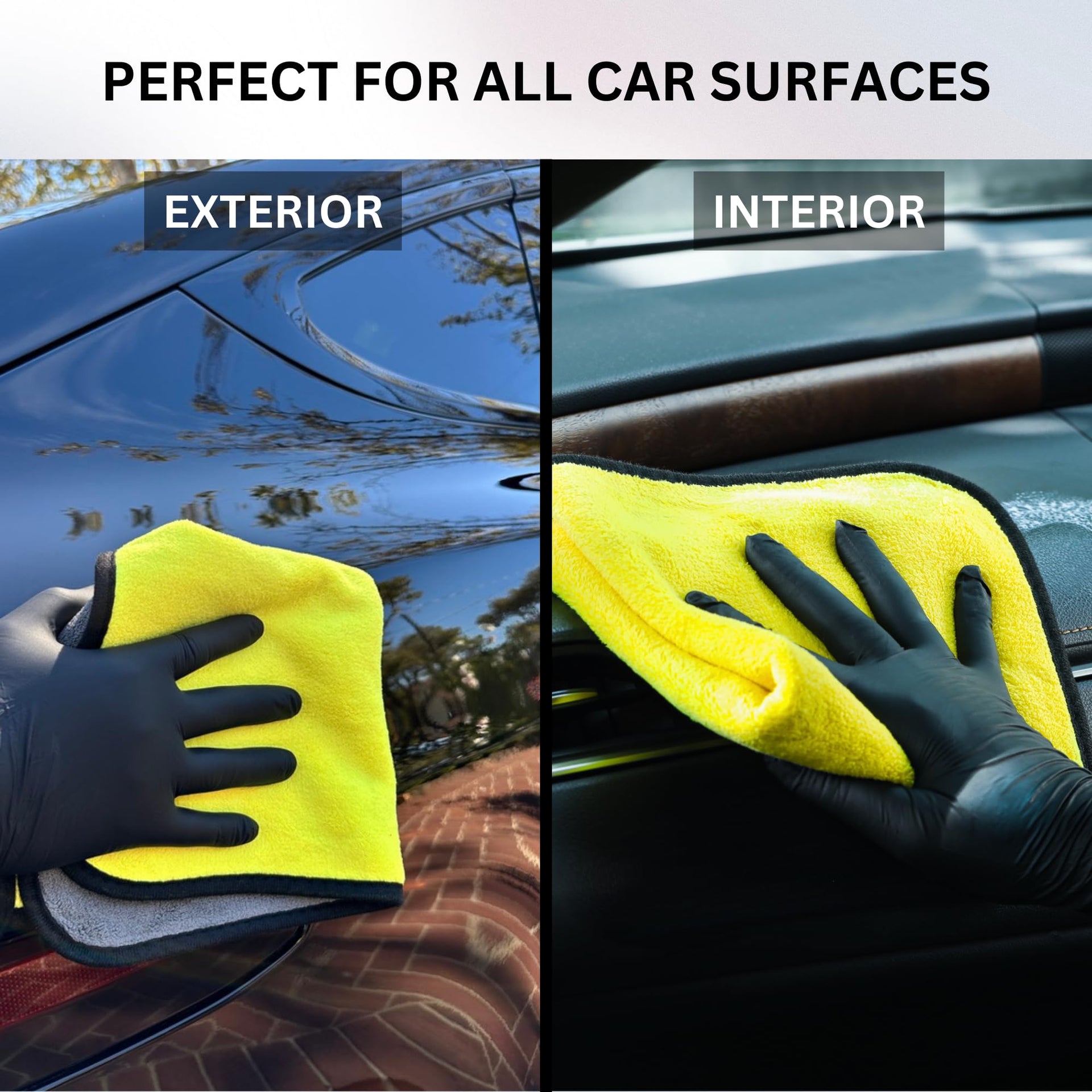 Car Detailing Microfiber Towels (3 Count)