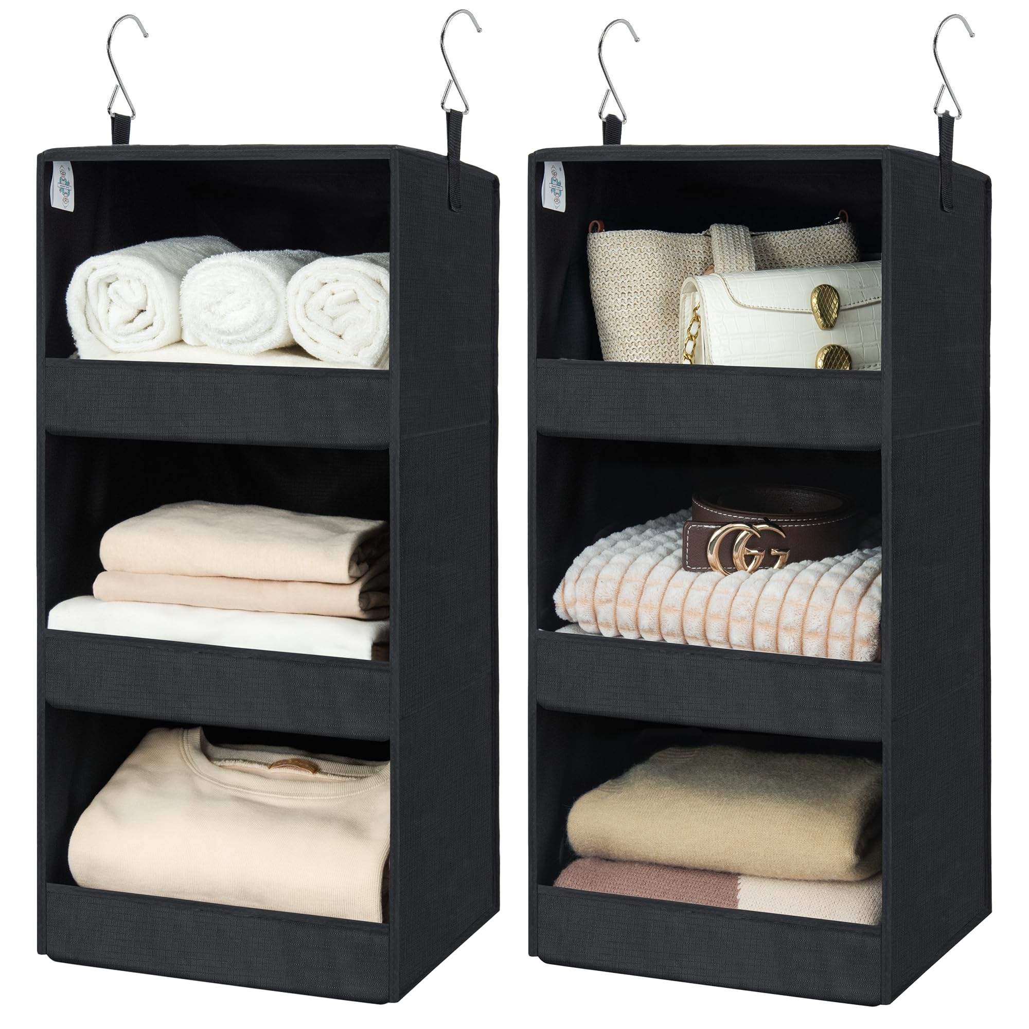 3 Shelf Hanging Closet Organizer (2 Count)