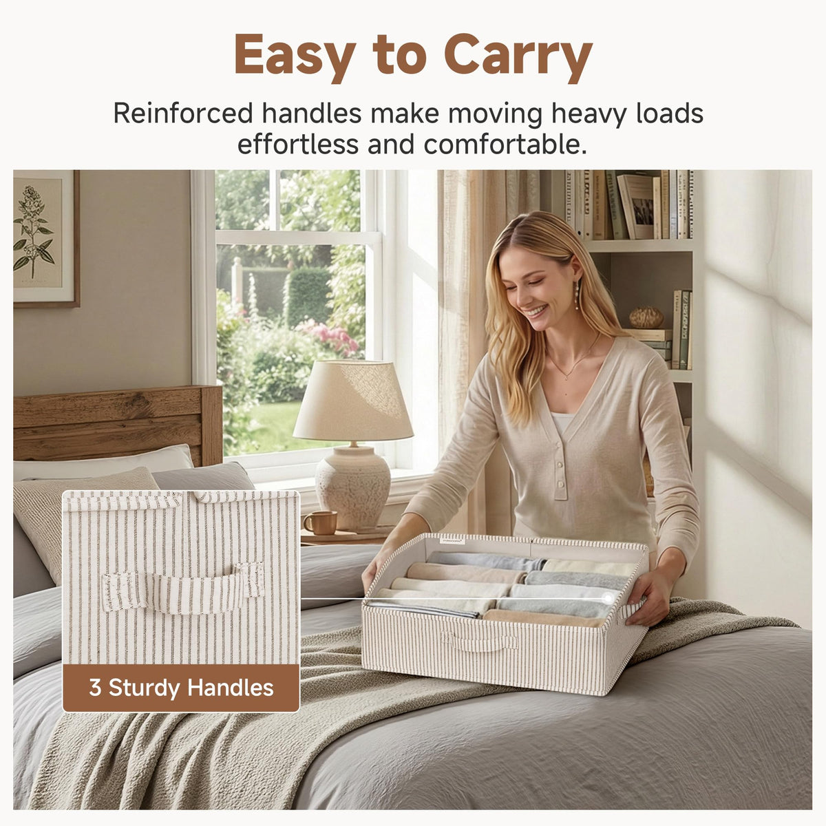 Closet Storage Bins Trapezoid (3 Count)