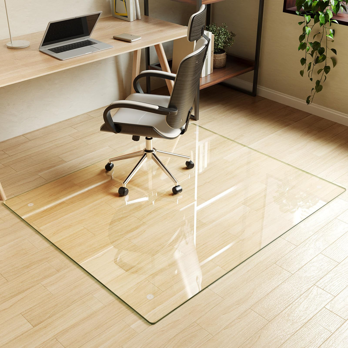 46" x 55" Office Chair Mat for Hardwood Floors & Carpets