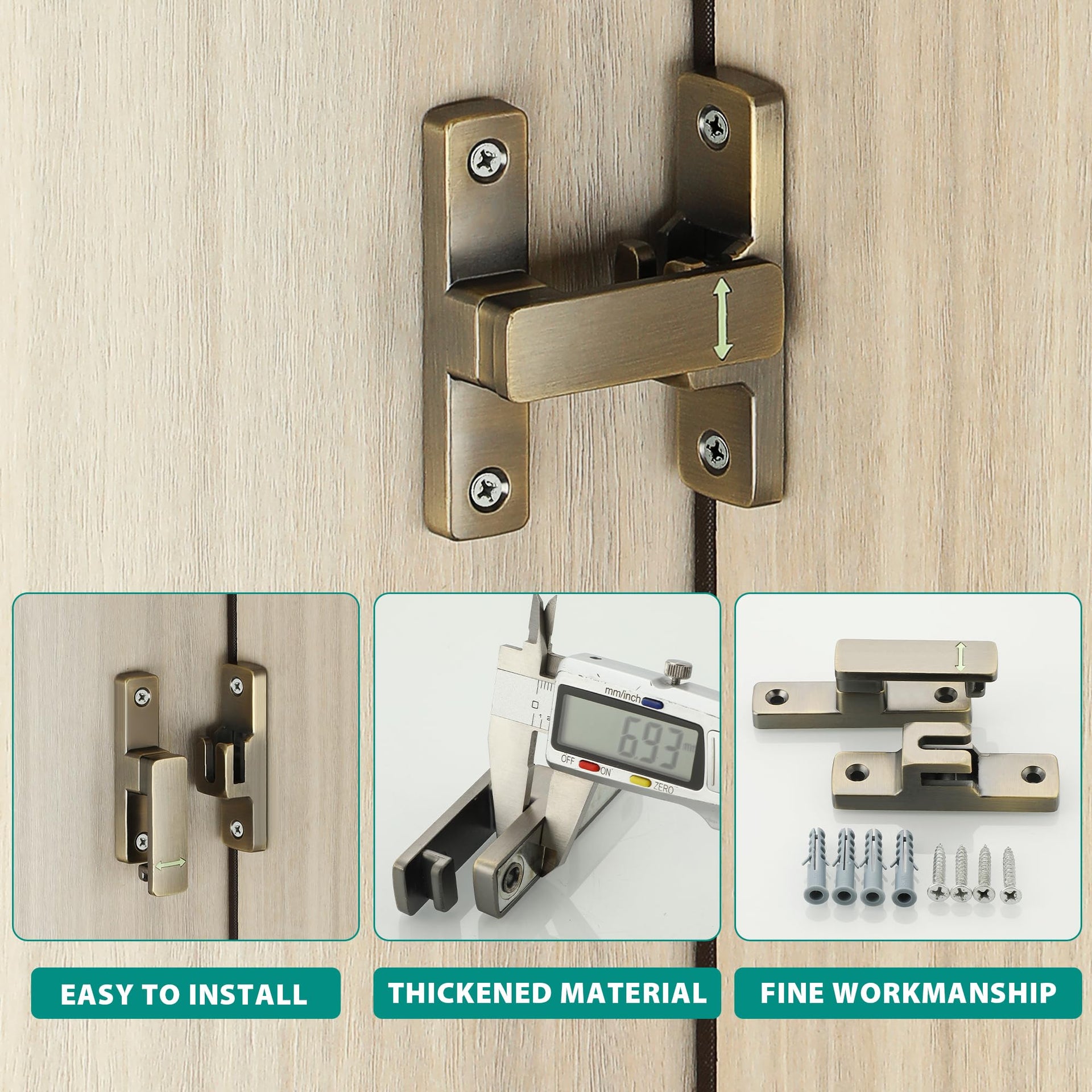 Sliding Barn Door Lock