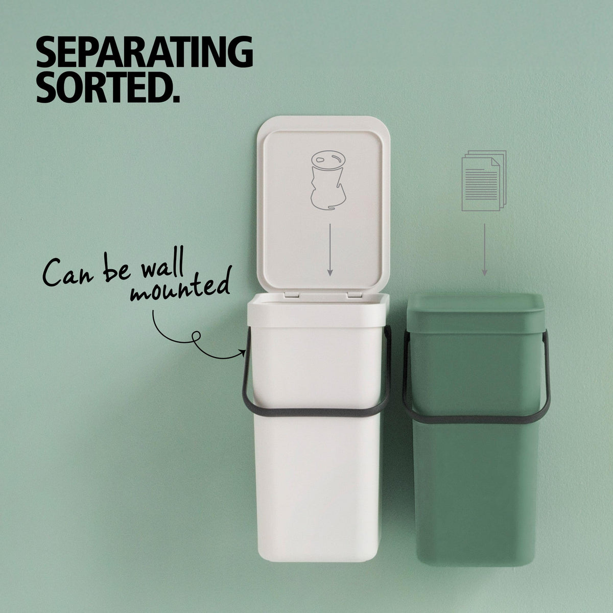Sort & Go Kitchen Recycling Bin