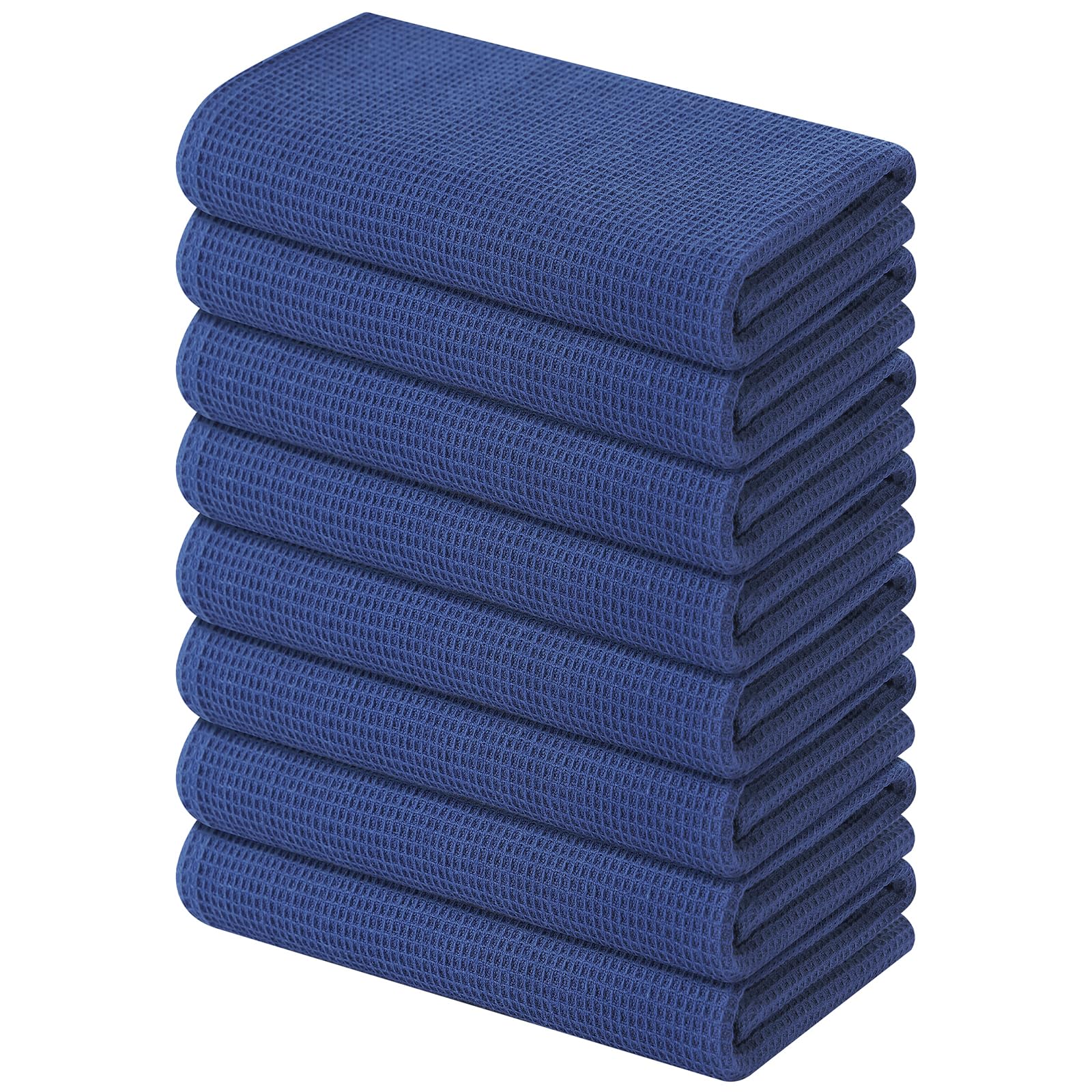 100% Cotton Waffle Weave Kitchen Towels (8 Count)