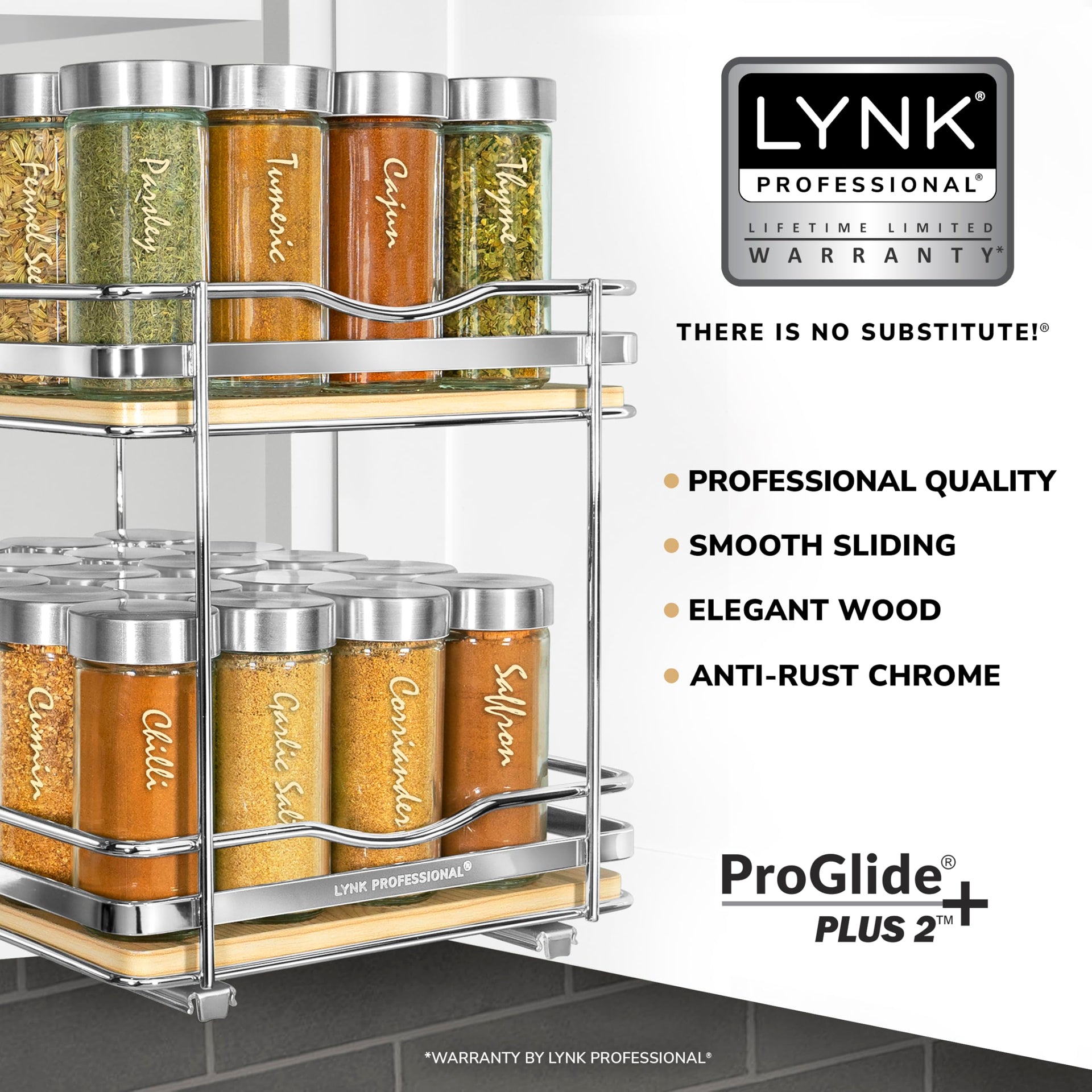 lite™ Pull Out Spice Organization for Cabinets