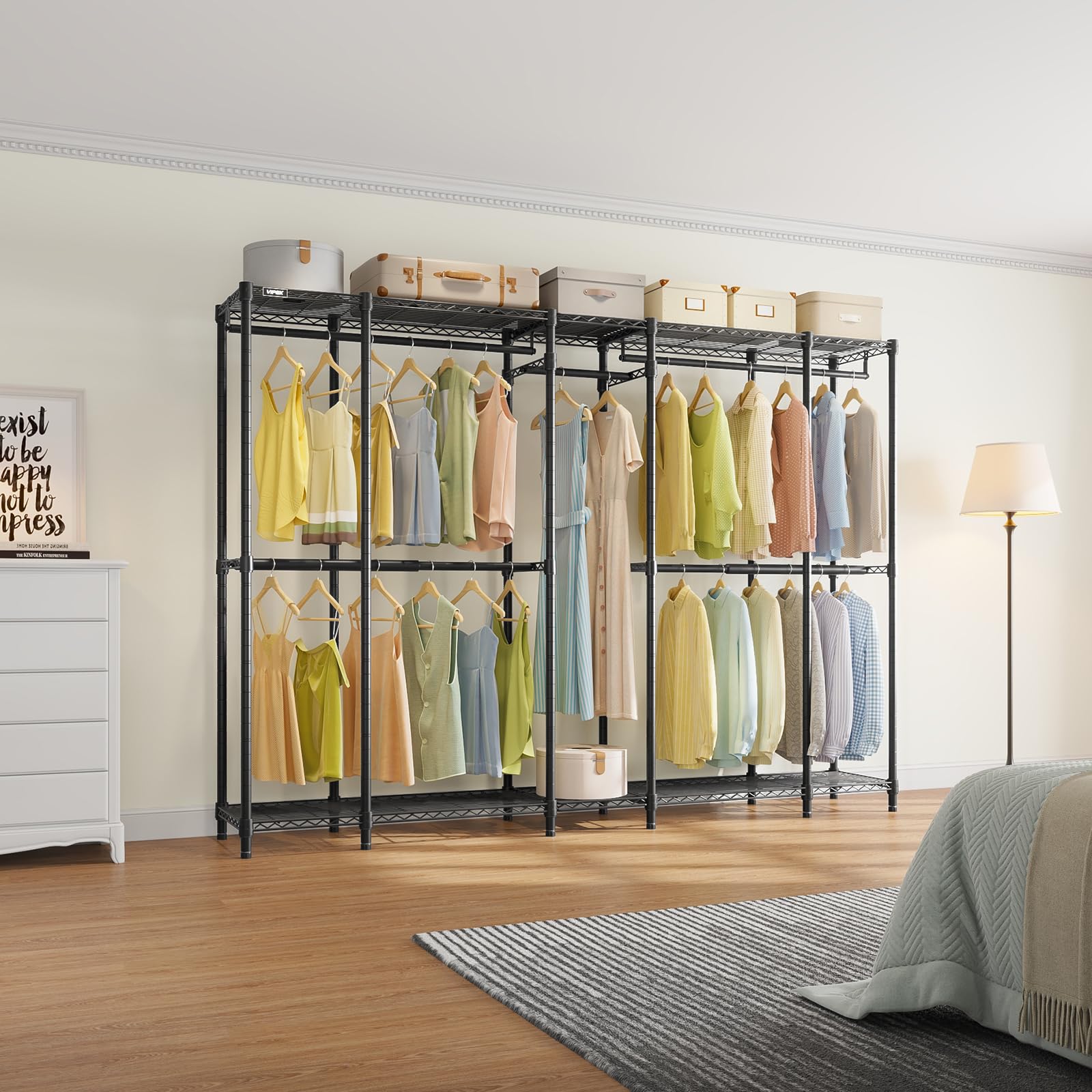 V50 Basic Expandable Clothes Rack
