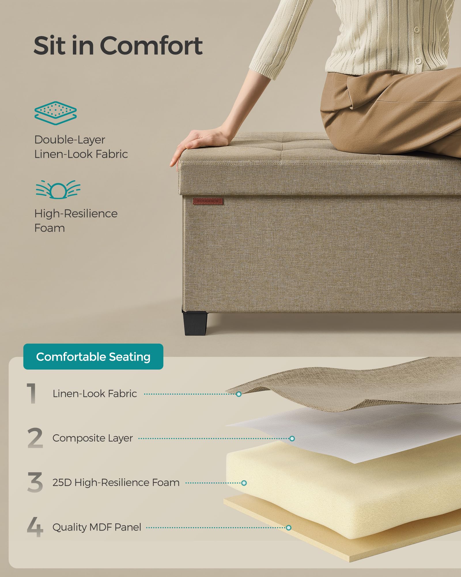 Storage Ottoman Bench