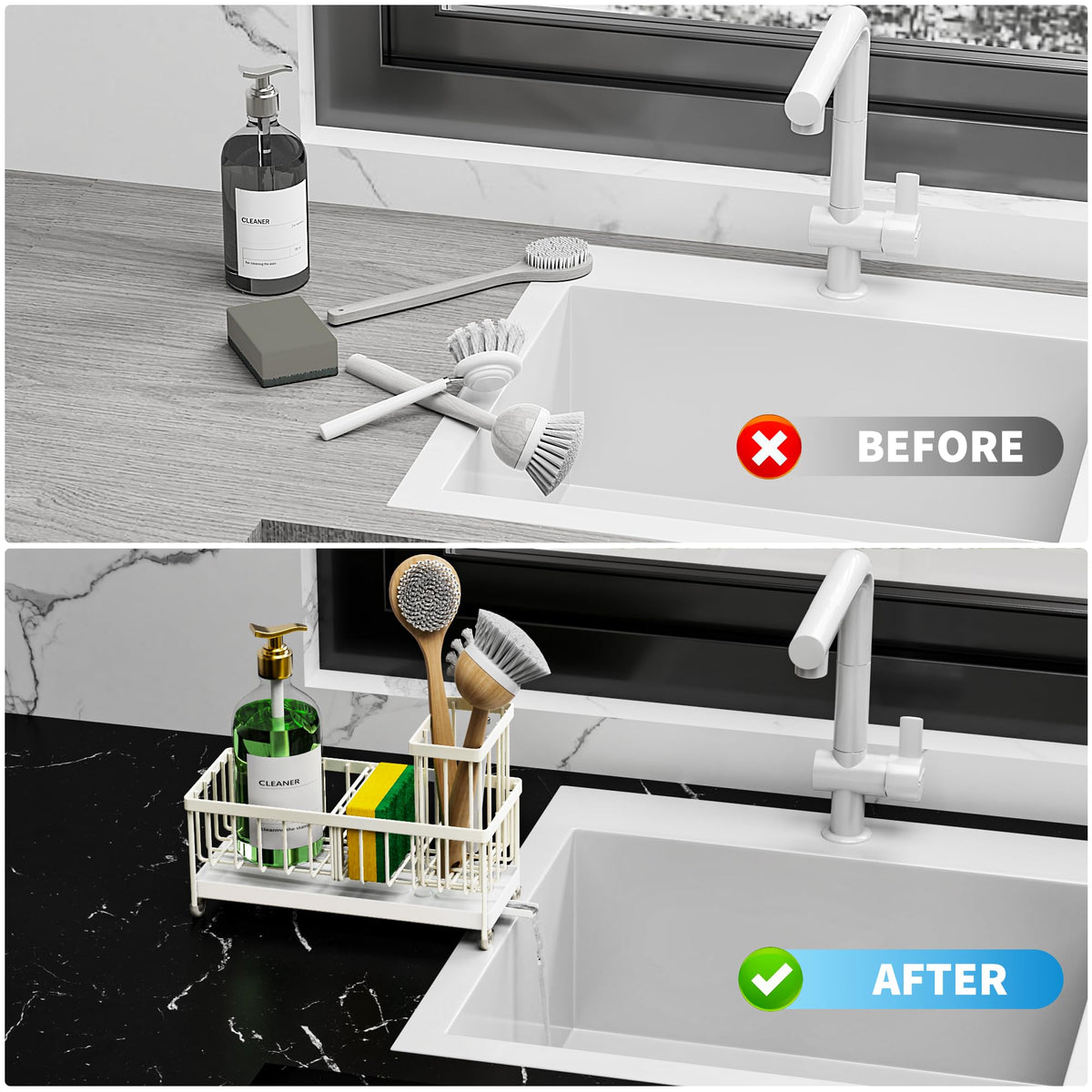 Sponge Holder for Kitchen Sink
