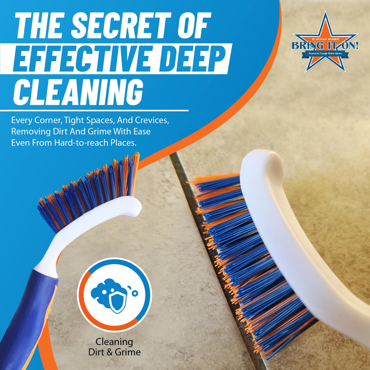 Bring It On Grout Cleaning Brush 6 (6 Count)