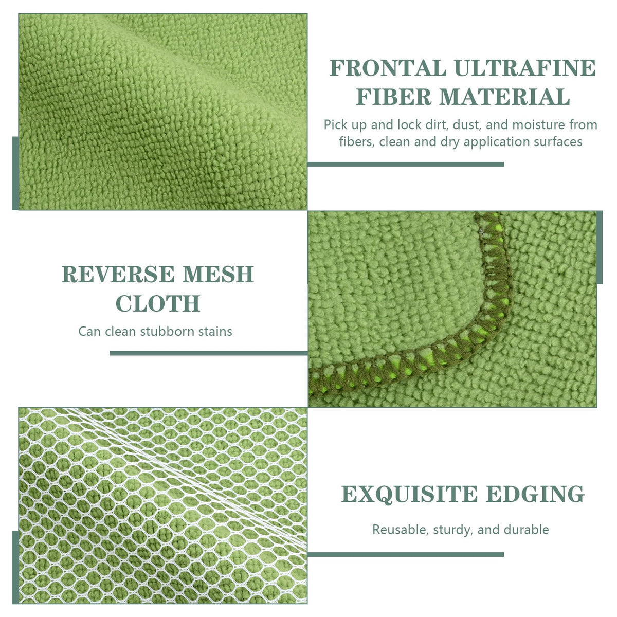 Dish Cloth for Washing Dishes Kitchen Washcloth Cleaning Cloth (20 Count)